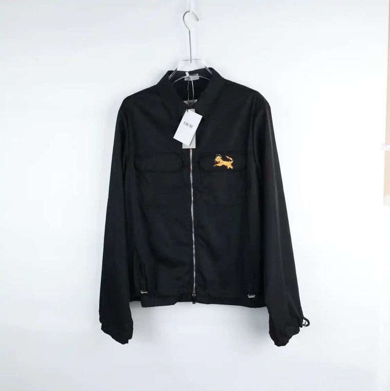 Dior Dior Black Polyester Men's Jacket 0089 Size US M / EU 48-50 / 2 - 1 Thumbnail