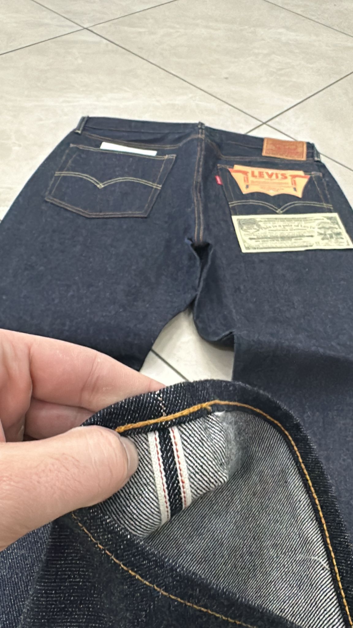 Levi's Vintage Clothing LVC Levi's Vintage Clothing 1954 501Z XX BigE Selvedge Jeans Size US 38 / EU 54 - 4 Thumbnail