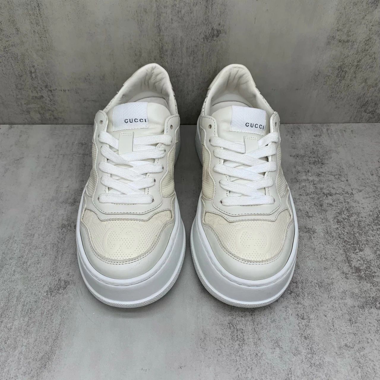 Gucci Gucci White 'Cookie' Sneakers EU35.5 95New JZ1369 Size US 4.5 / IT 34.5 - 4 Thumbnail