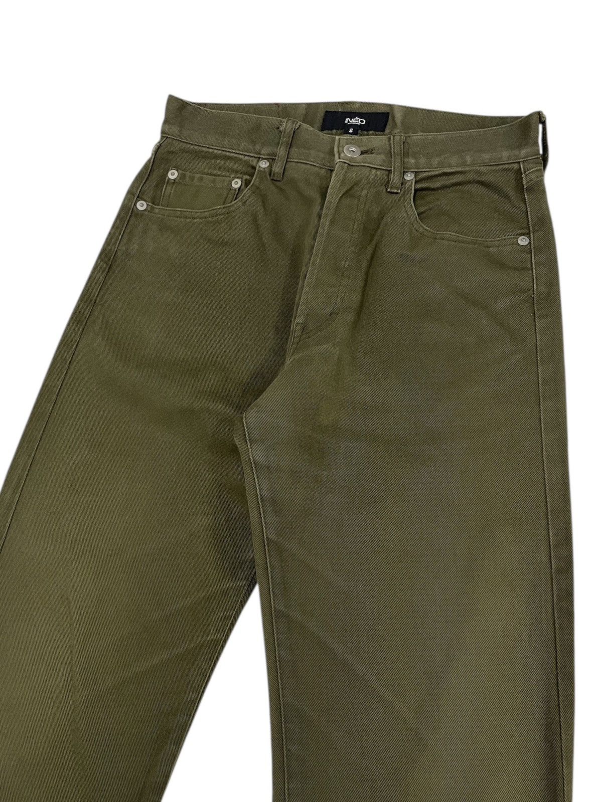 Yohji Yamamoto Ined Yohji Yamamoto Jeans Olive Size US 28 / EU 44 - 3 Thumbnail