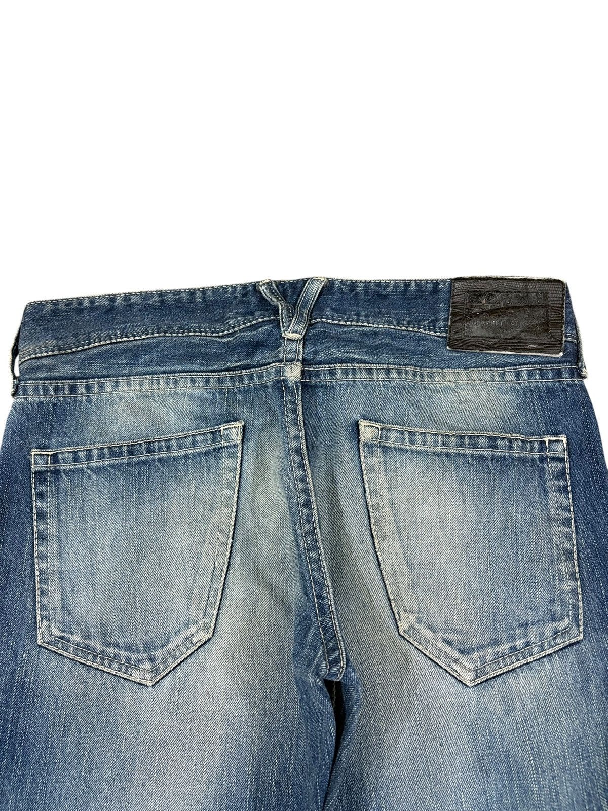 Japanese Brand Vintage Vanquish X Murder Licence Mud Faded Wash Jeans Size US 32 / EU 48 - 7 Thumbnail