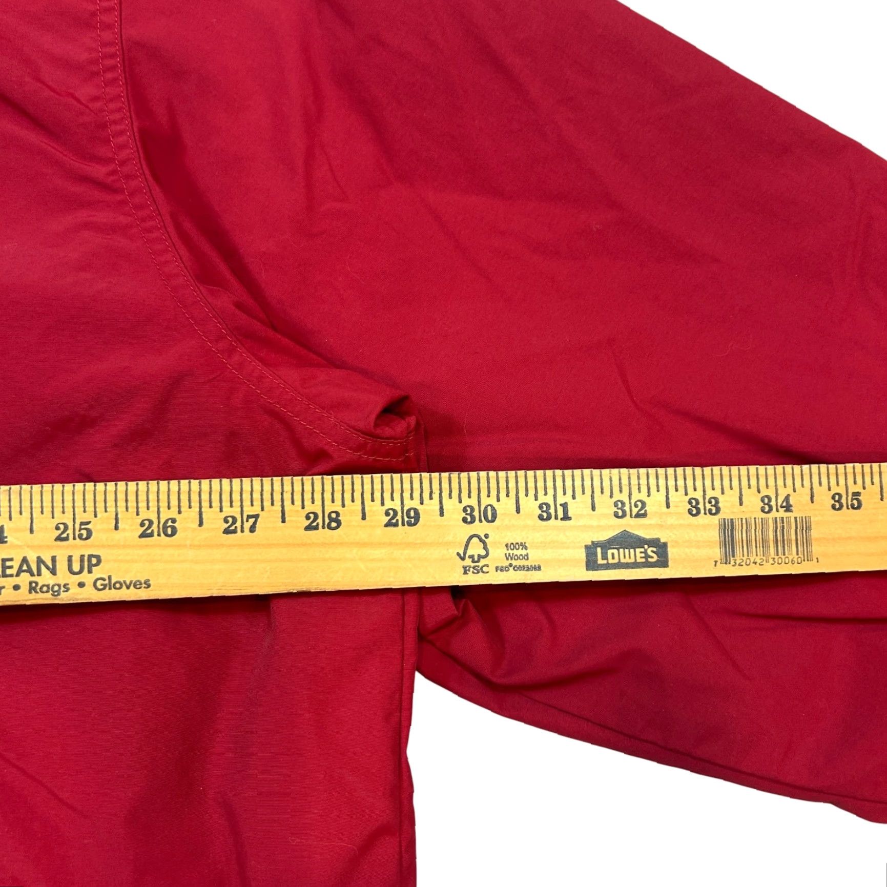 Vintage L.L.Bean Bomber Jacket Men 3XL Red Full Zip Outdoor Casual Winter Long Sleeve Zip Pockets Stand-Up Collar Regular Fit Shirt/Coat (Jacket) Mens Size US XXL / EU 58 / 5 - 5 Thumbnail