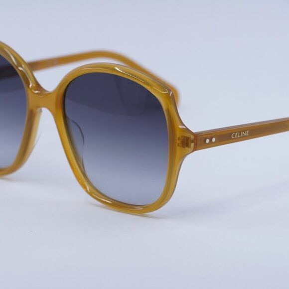 Celine 🕶️ New Celine CL40172U 47B Sunglasses - Milky Honey Frame Size ONE SIZE - 8 Thumbnail