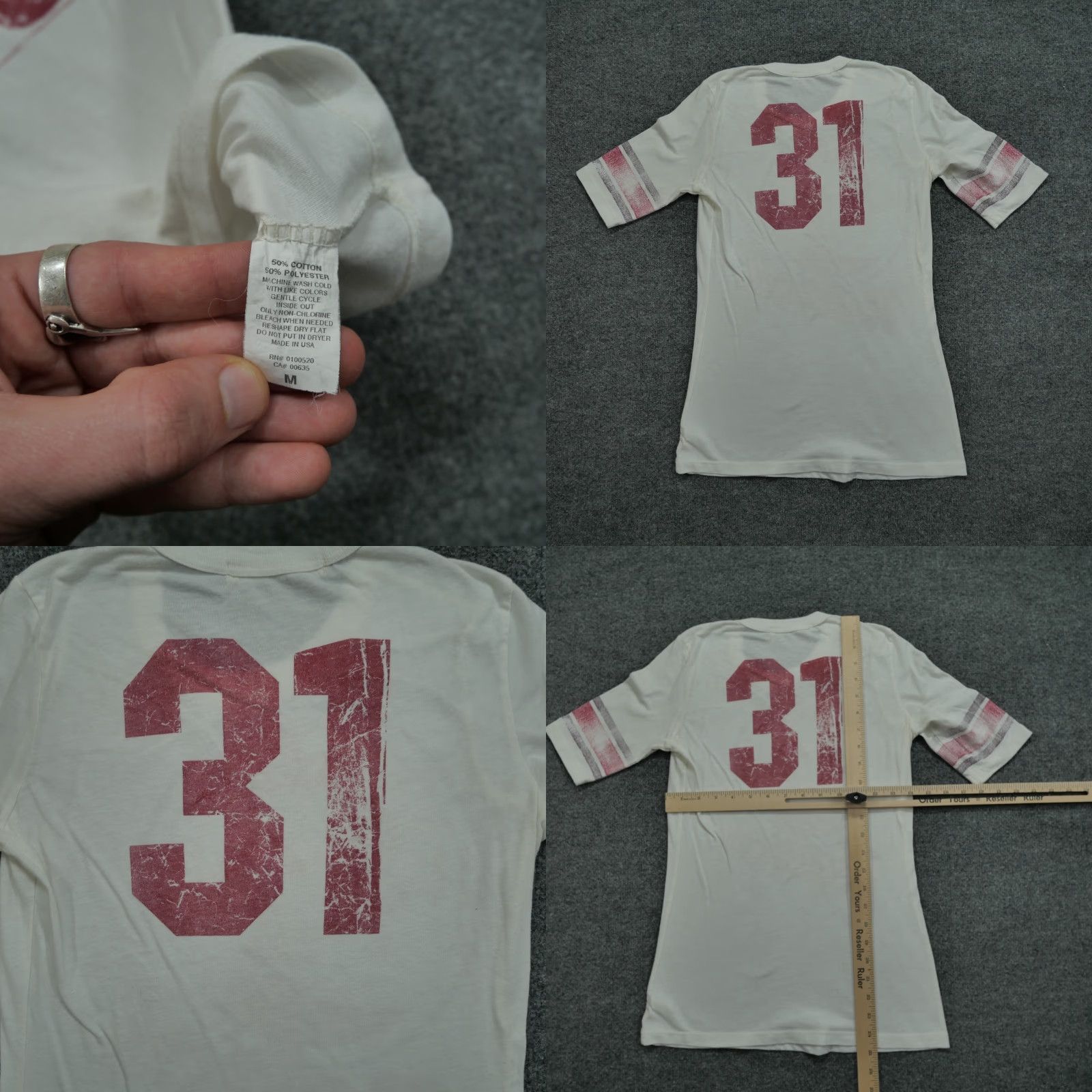 Vintage VINTAGE Mighty Fine James Dean Rebel T Shirt Womens M White Cotton Short Sleeve Round Neck Slim Fit Basic Casual Graphic Distressed 90s Size M / US 6-8 / IT 42-44 - 8 Thumbnail