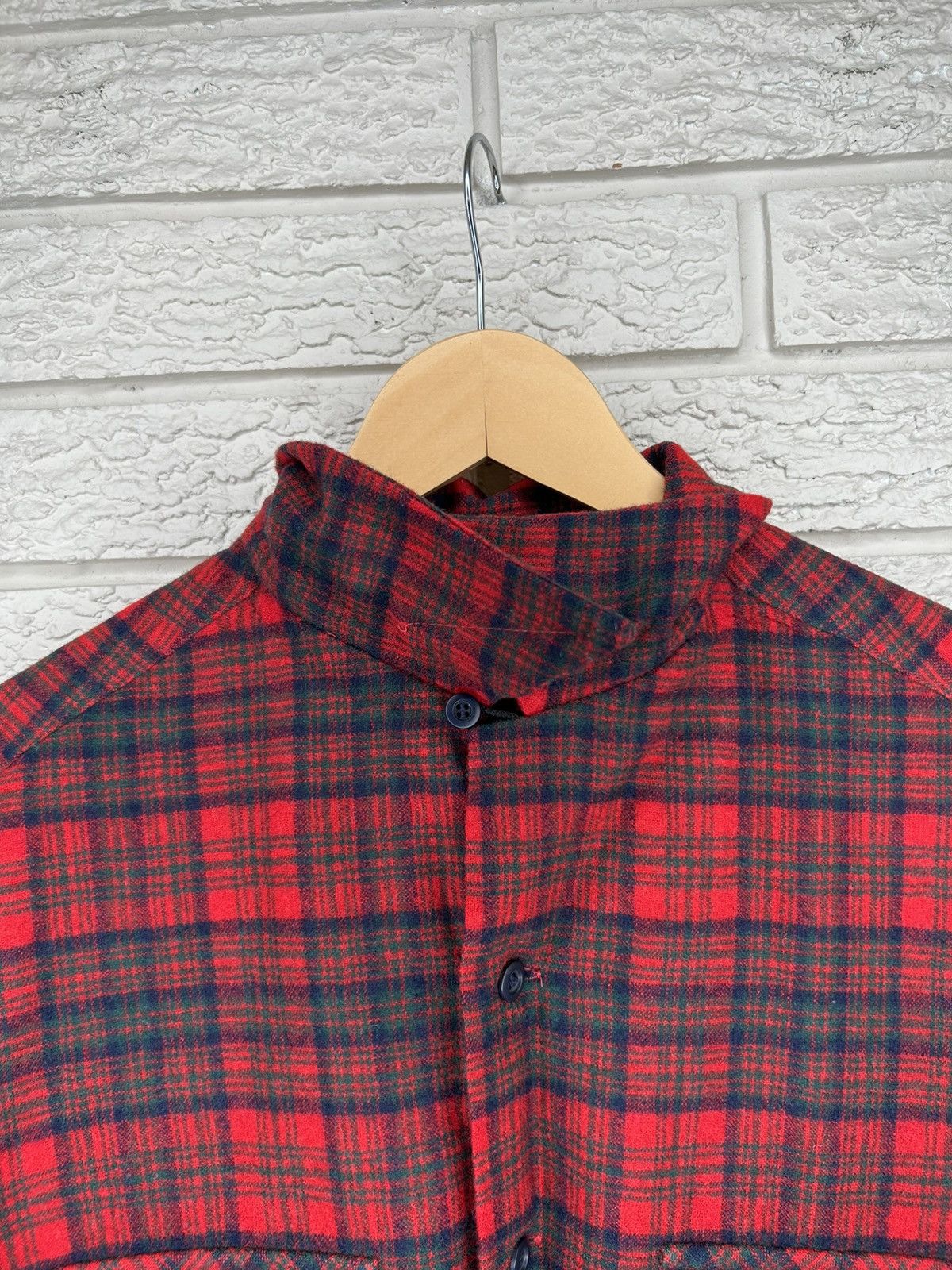 Pendleton Vintage 60s Pendleton Loop Collar Wool Board Shirt Size US L / EU 52-54 / 3 - 7 Thumbnail