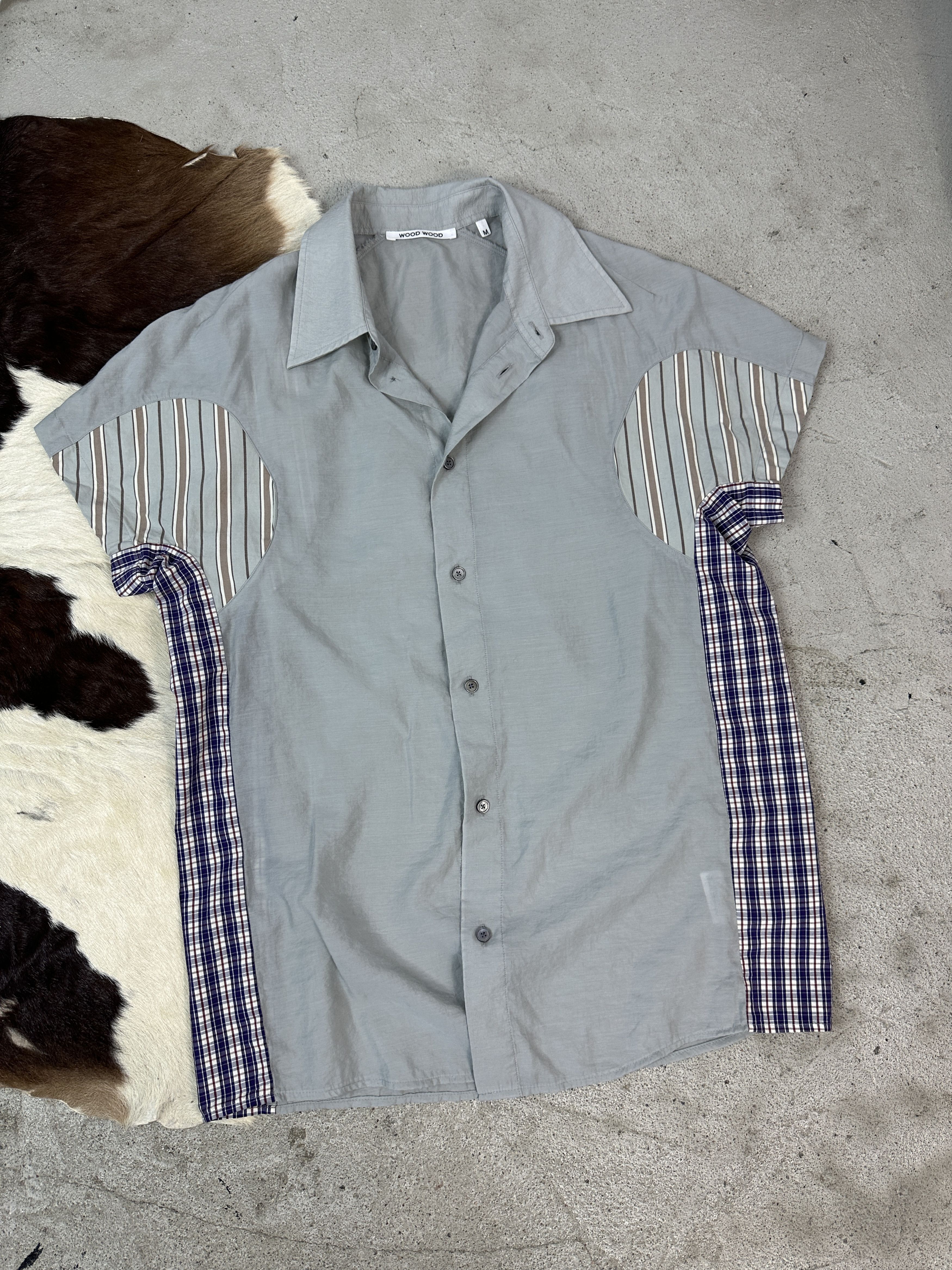 Vintage × Wood Wood Wood Wood shirt Size M / US 6-8 / IT 42-44 - 1 Thumbnail