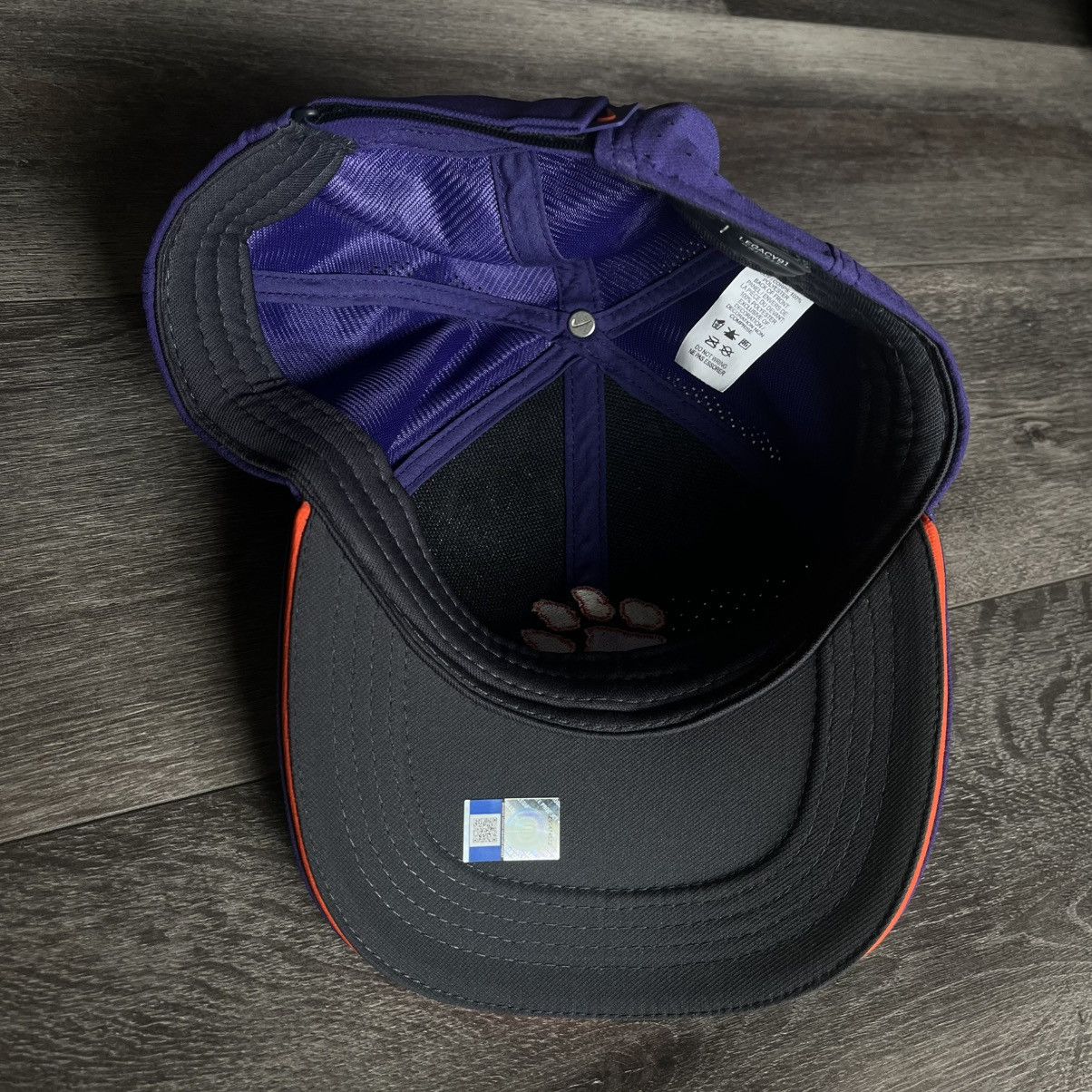 Nike New Nike Clemson University Center Swoosh Logo Legacy91 Hat Size ONE SIZE - 4 Thumbnail