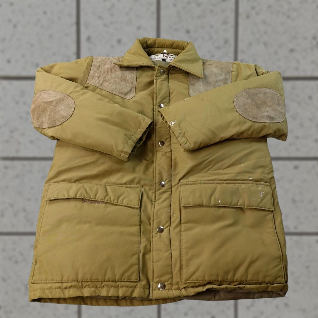 Camel VTG Camel Down Jacket Mens M Brown Shooting Puffer Hunting Field Coat Outdoor Jacket Coat Morphed Size US M / EU 48-50 / 2 - 1 Thumbnail