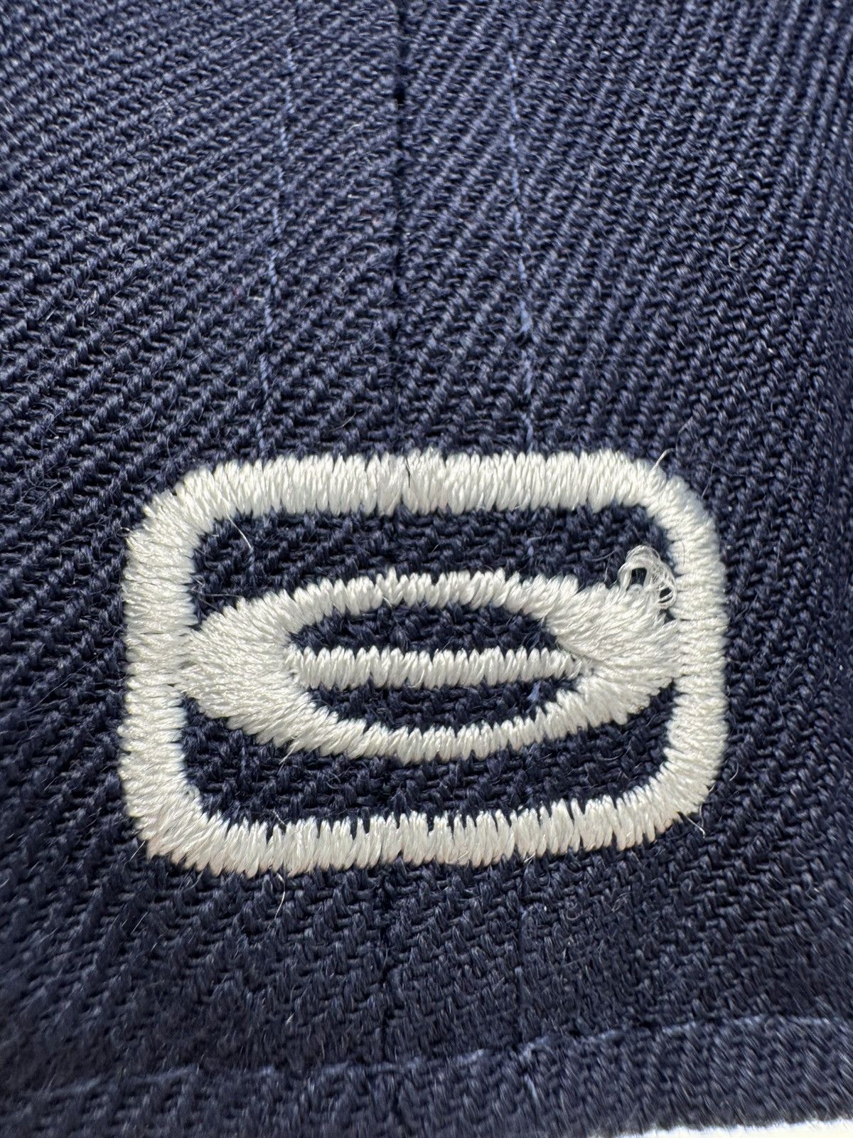 7 1/4 Playboi Carti YVL Fitted Hat Navy Blue White Opium