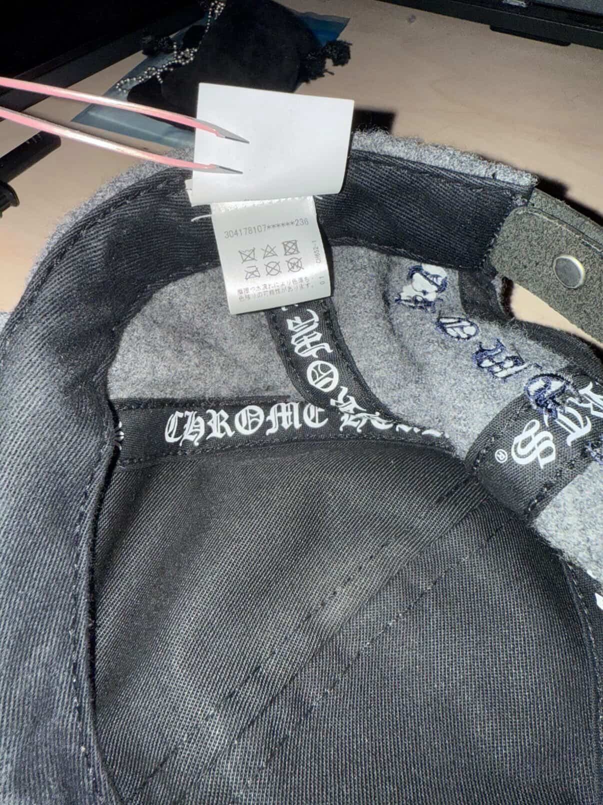Chrome Hearts Chrome Hearts Wool Cemetary Cross Patch Hat Size ONE SIZE - 6 Thumbnail