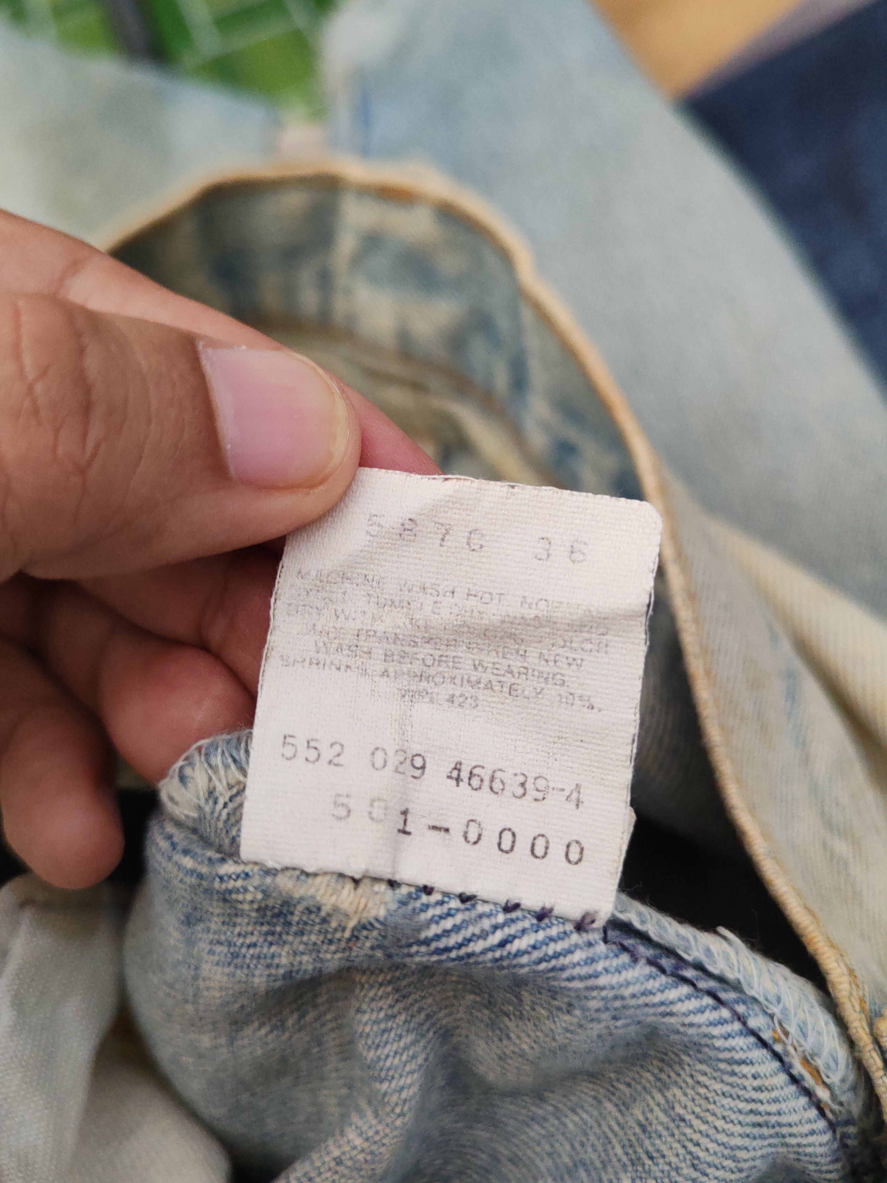 Levi's Levi's Light Blue Distressed Ripped denim Jeans #W1588 Size US 34 / EU 50 - 17 Thumbnail