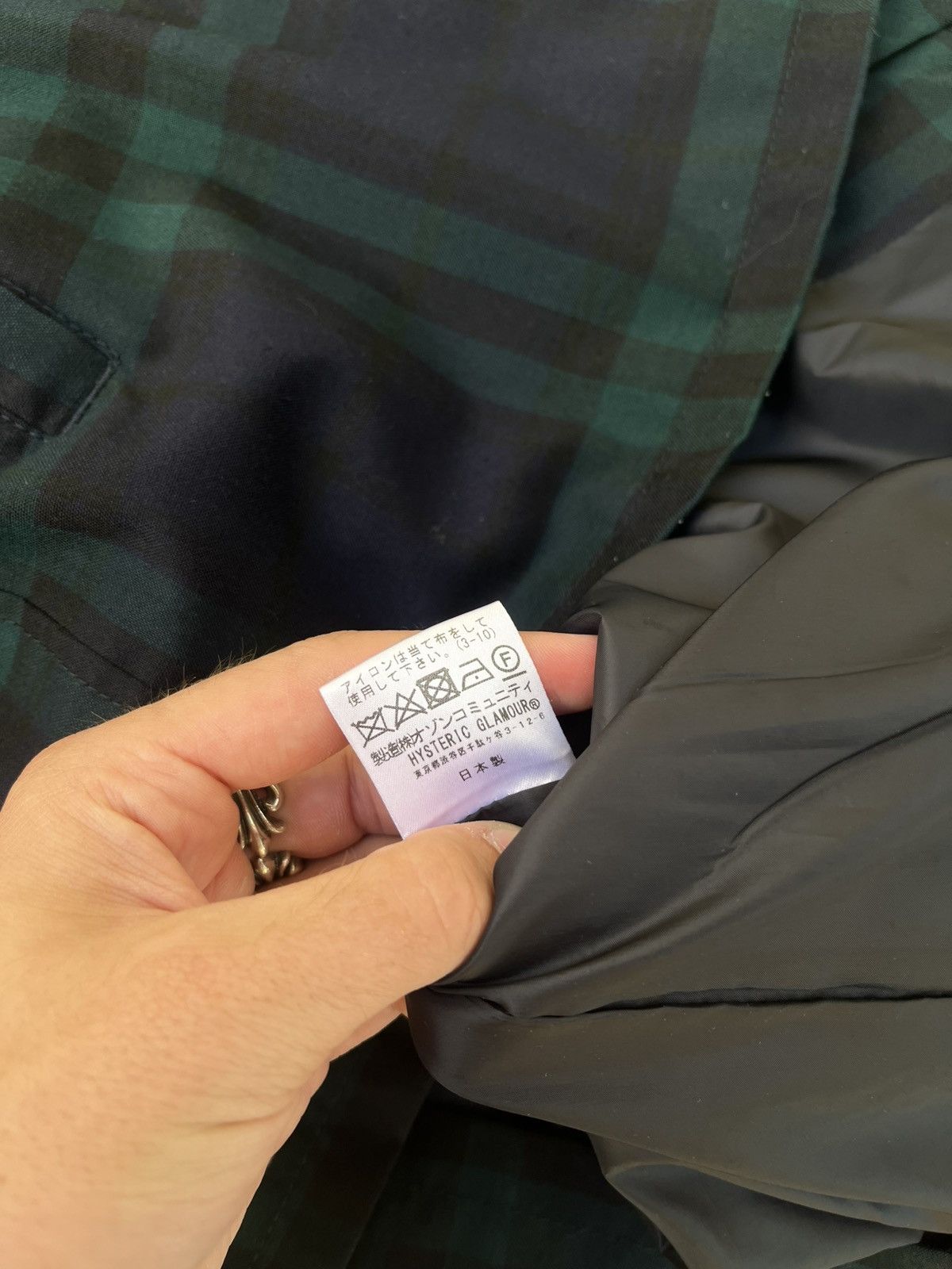 Hysteric Glamour Vintage Hysteric Glamour Plaid Slant Pocket Jacket Size US L / EU 52-54 / 3 - 10 Thumbnail