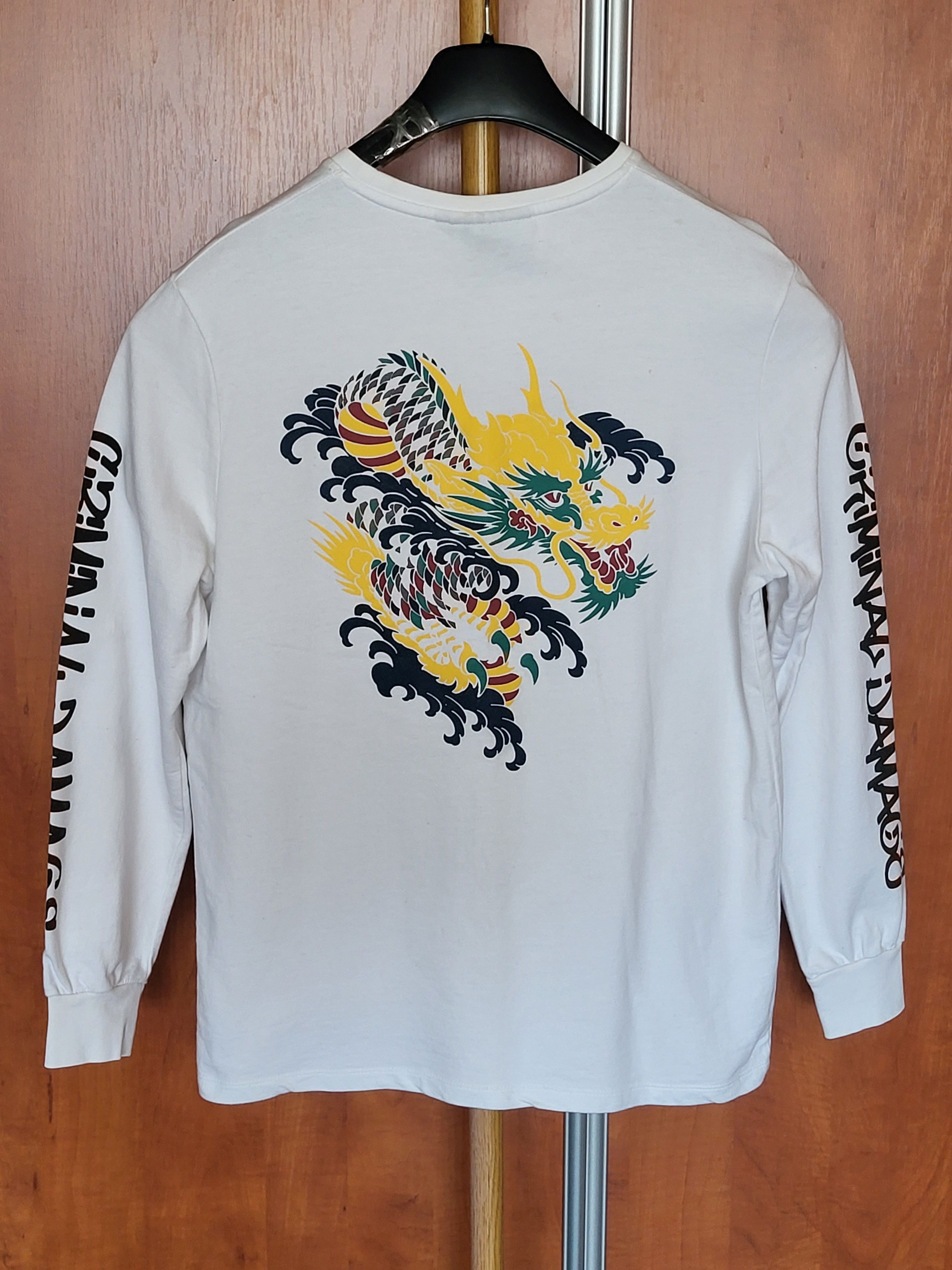 Criminal Damage Criminal Damage Japan Style sweatshirt Rare.S but fit M. Size US S / EU 44-46 / 1 - 1 Thumbnail