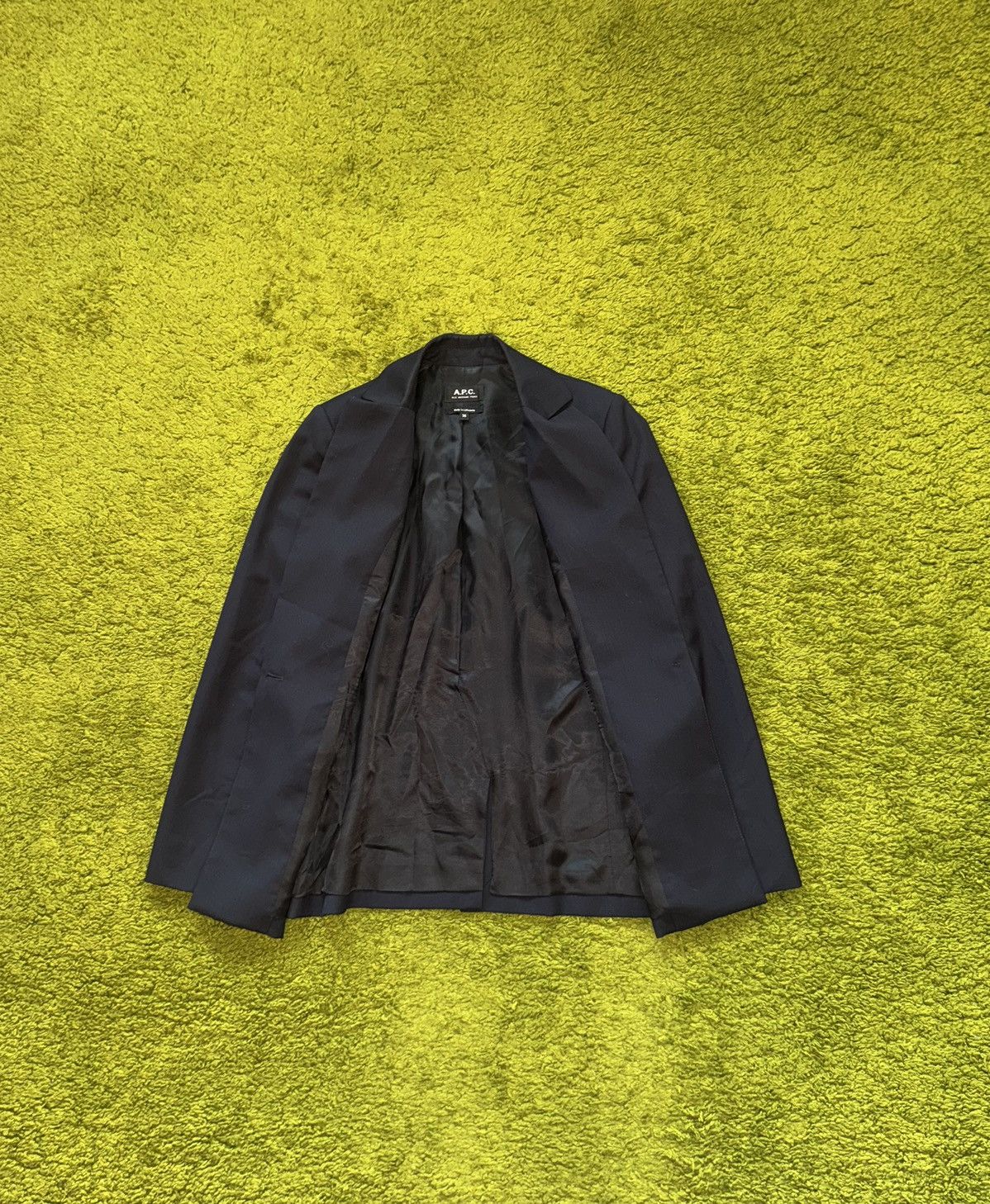 A.P.C. × Designer A.P.C. Rue Madame Paris 100% wool navy blazer Size XS / US 0-2 / IT 36-38 - 3 Thumbnail