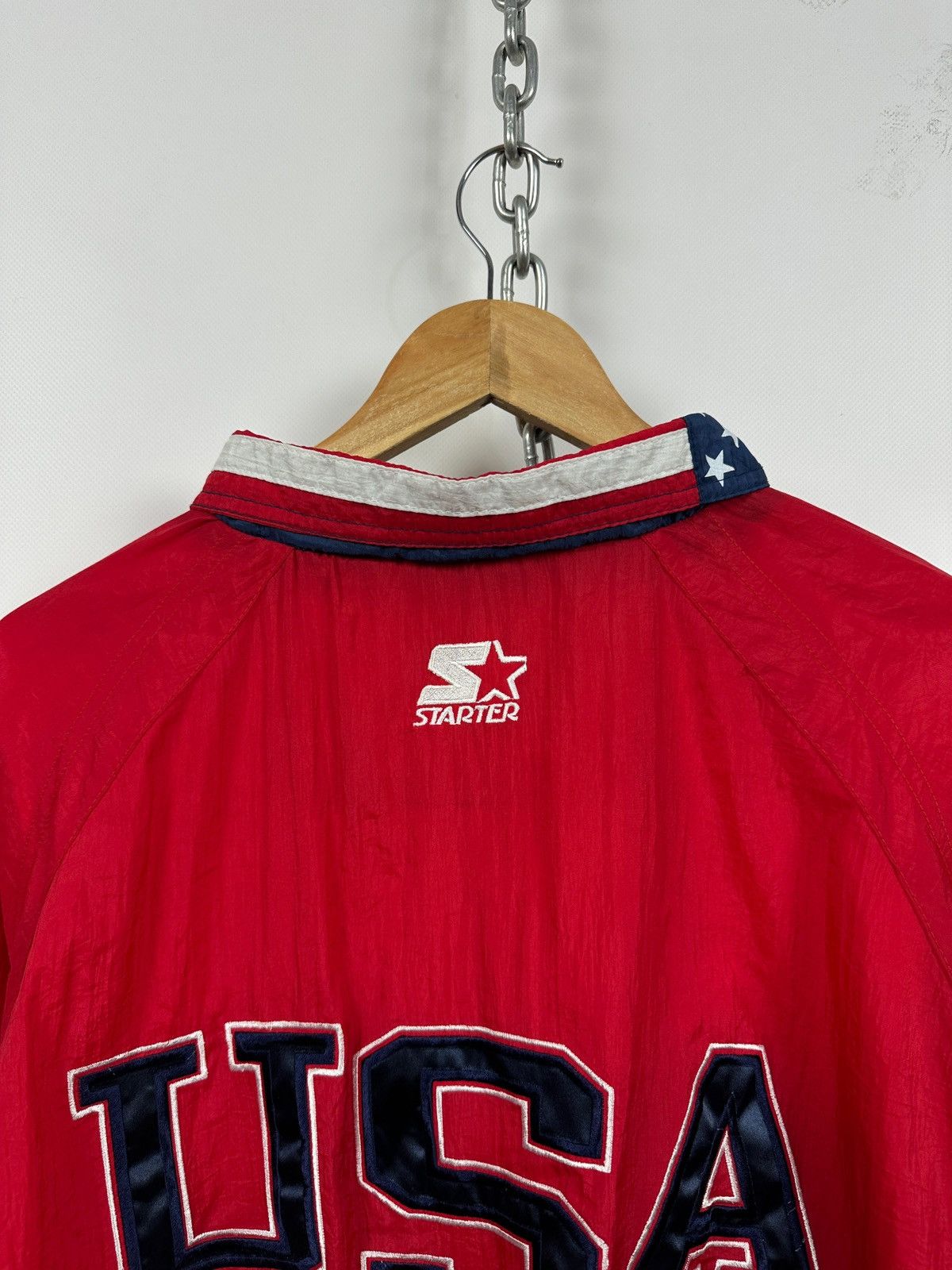 Starter 1996 Vintage Starter Atlanta Olympic Games Jacket Size US XL / EU 56 / 4 - 20 Thumbnail
