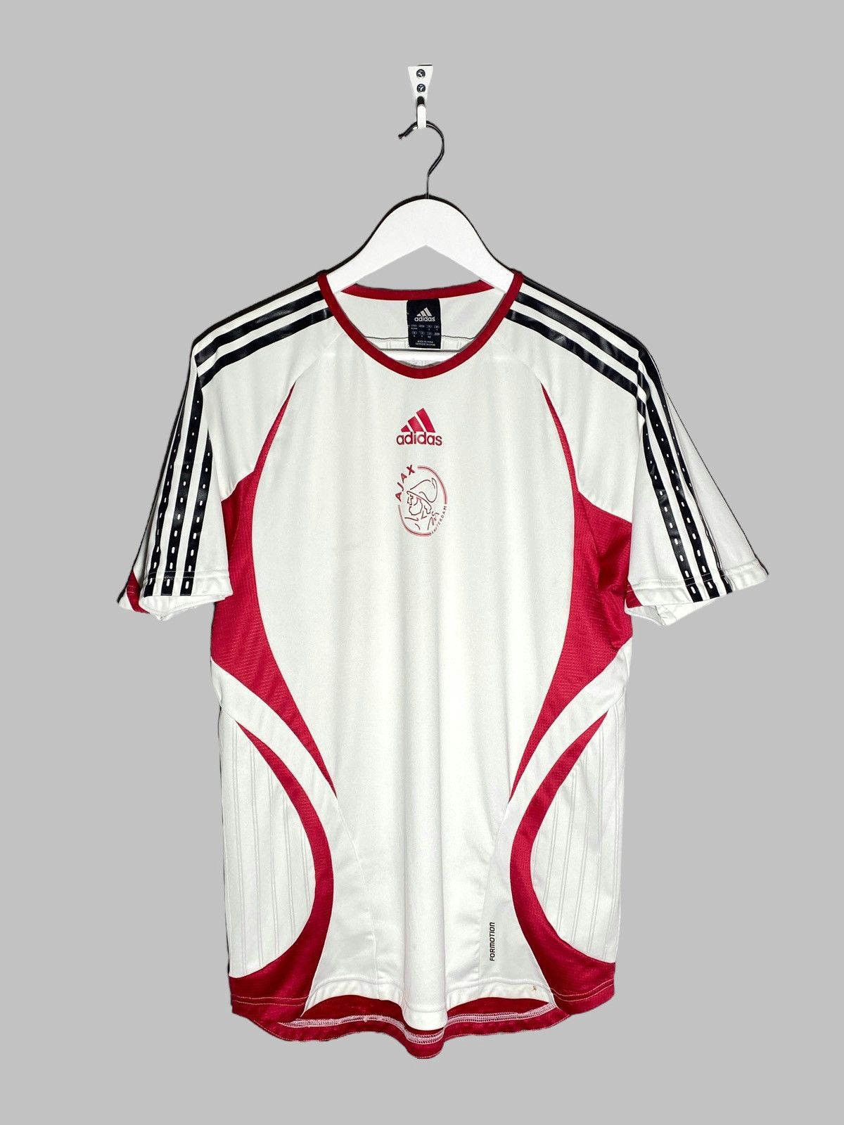 Vintage Vtg Adidas Ajax Amsterdam 2006/07 Training Jersey Formotion Size US L / EU 52-54 / 3 - 1 Thumbnail