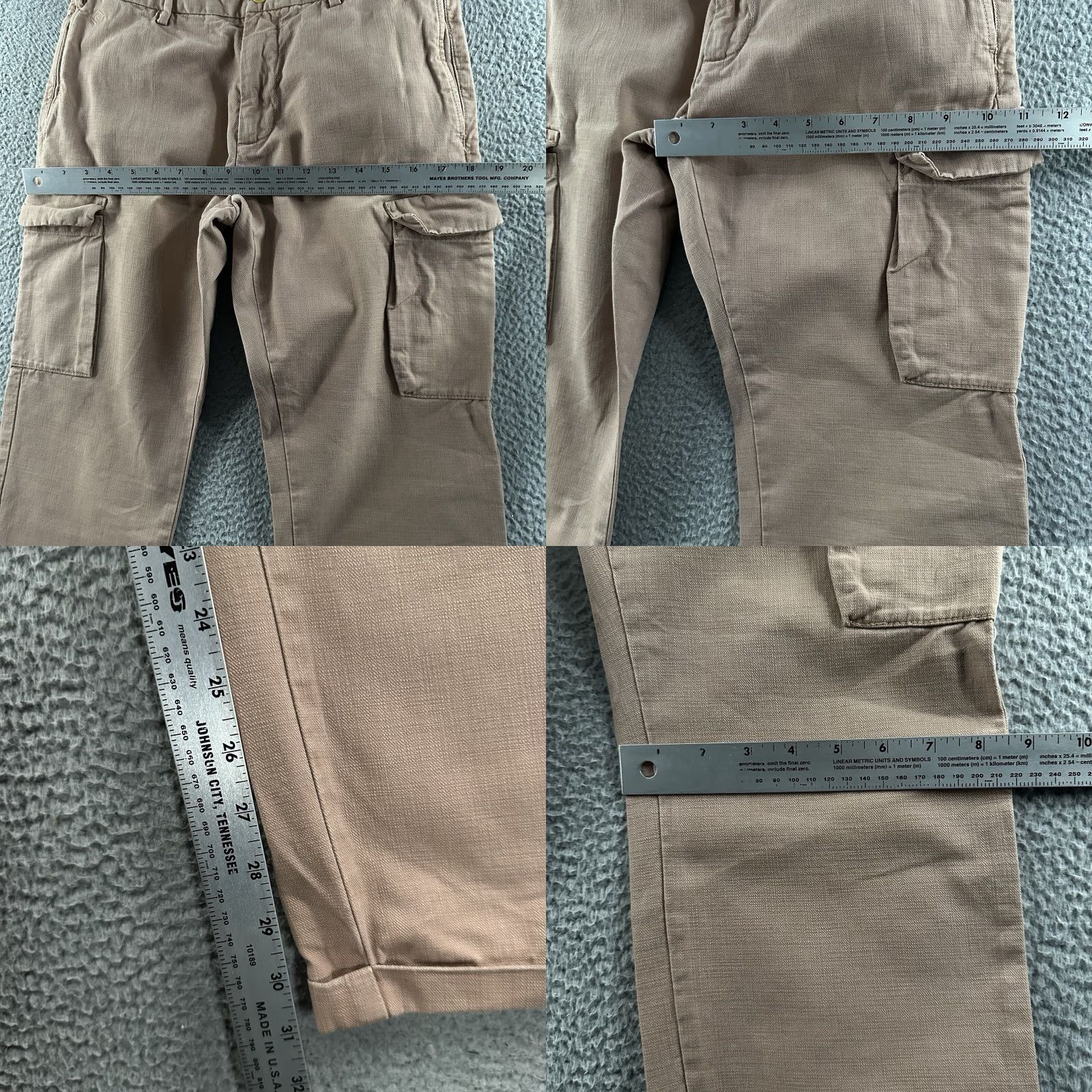 Gant Gant Rugger Mens Pants Pink Size 32x32 Cargo Hugger Canvas 100% Cotton Mens Size US 32 / EU 48 - 8 Thumbnail