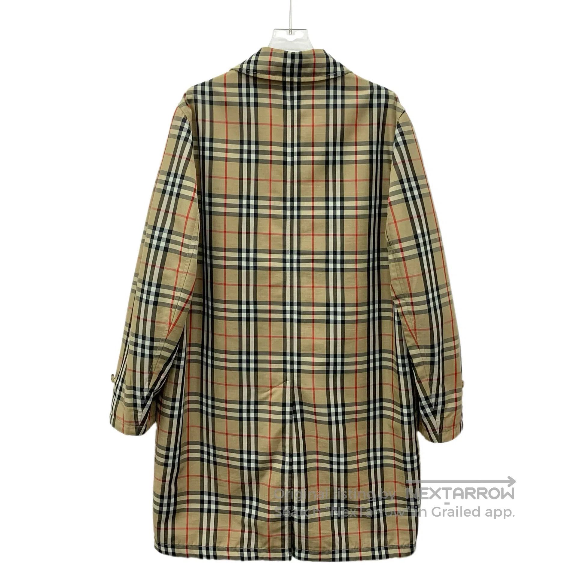 Burberry Burberry Brown classic plaid design collar single-breasted Size US S / EU 44-46 / 1 - 3 Thumbnail