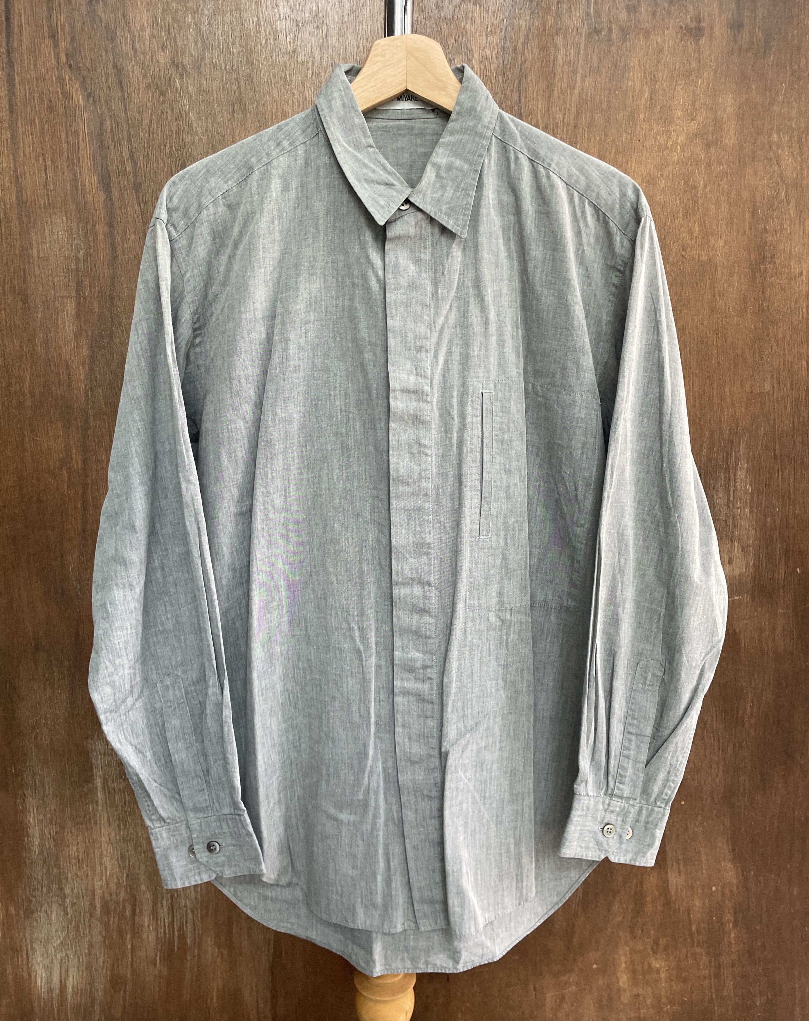 Issey Miyake ISSEY MIYAKE MEN Hidden Pocket Shirt Size US M / EU 48-50 / 2 - 1 Thumbnail