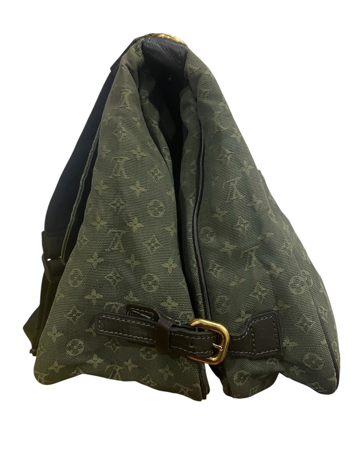 Louis Vuitton LOUIS VUITTON KHAKI MONOGRAM MINI LIN MAMAN BAG Size ONE SIZE - 12 Thumbnail