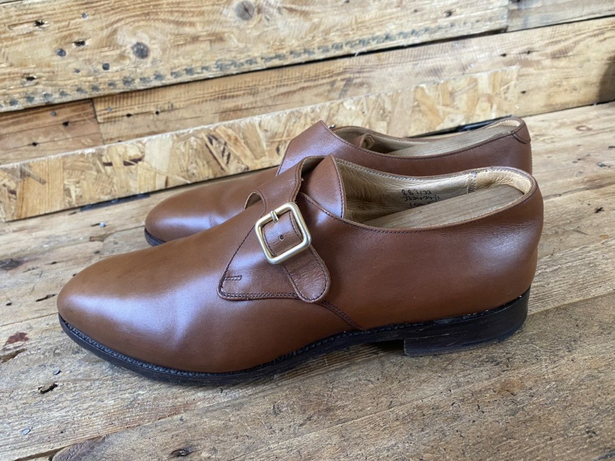 Tricker's Trickers monk strap brown leather dress shoes uk 10.5 Size US 11.5 / EU 44-45 - 7 Thumbnail
