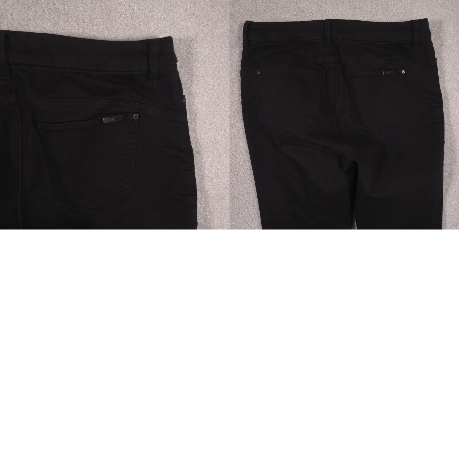Vintage Chico's So Lifting Slim Jeans Womens 0 Short Black Dark Wash Mid Rise Stretch Jeans Size 25" / US 0 / IT 36 - 9 Thumbnail