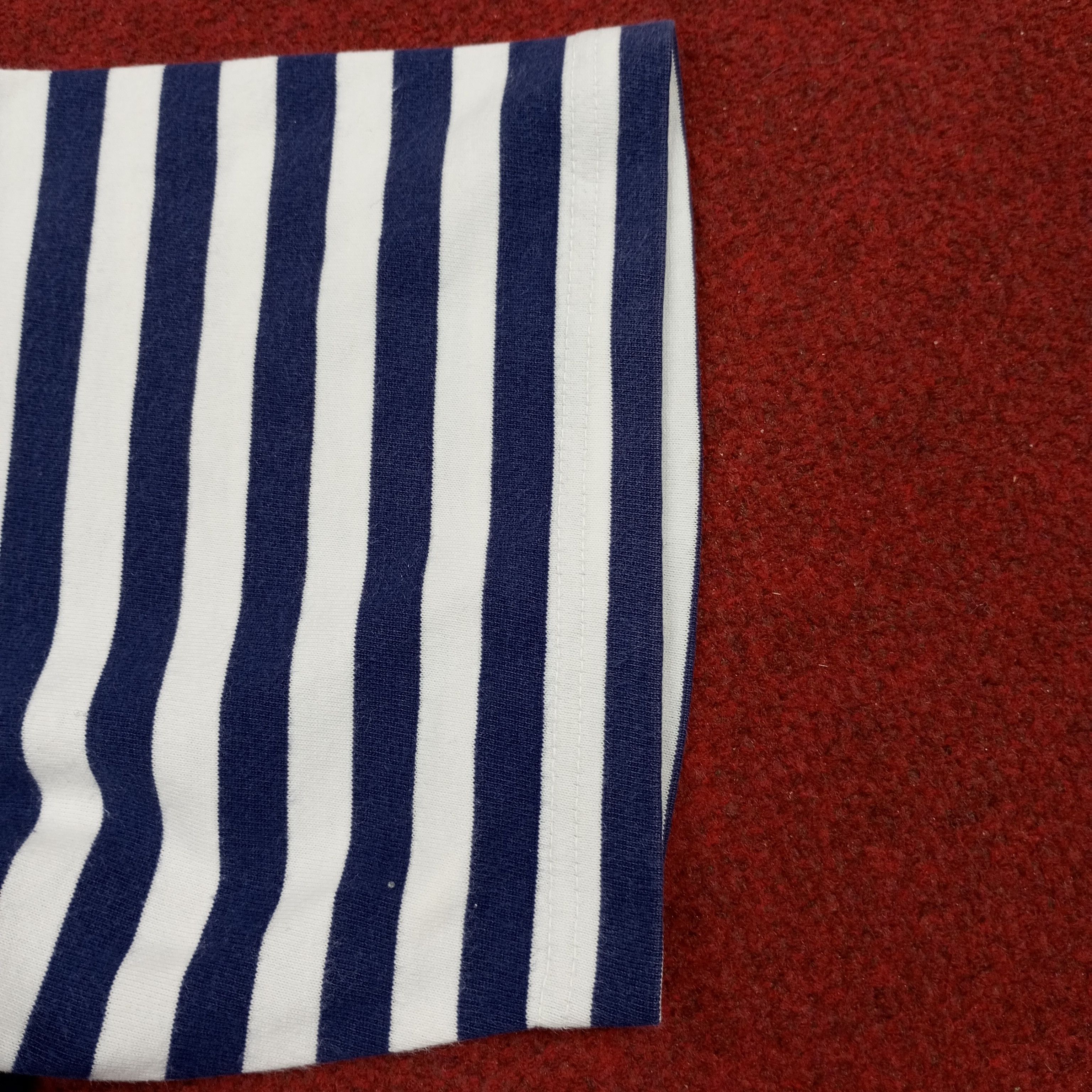 Vintage × agnes b. Agnes B Homme Designer Brand Stripes Design Tshirt Size US M / EU 48-50 / 2 - 6 Thumbnail