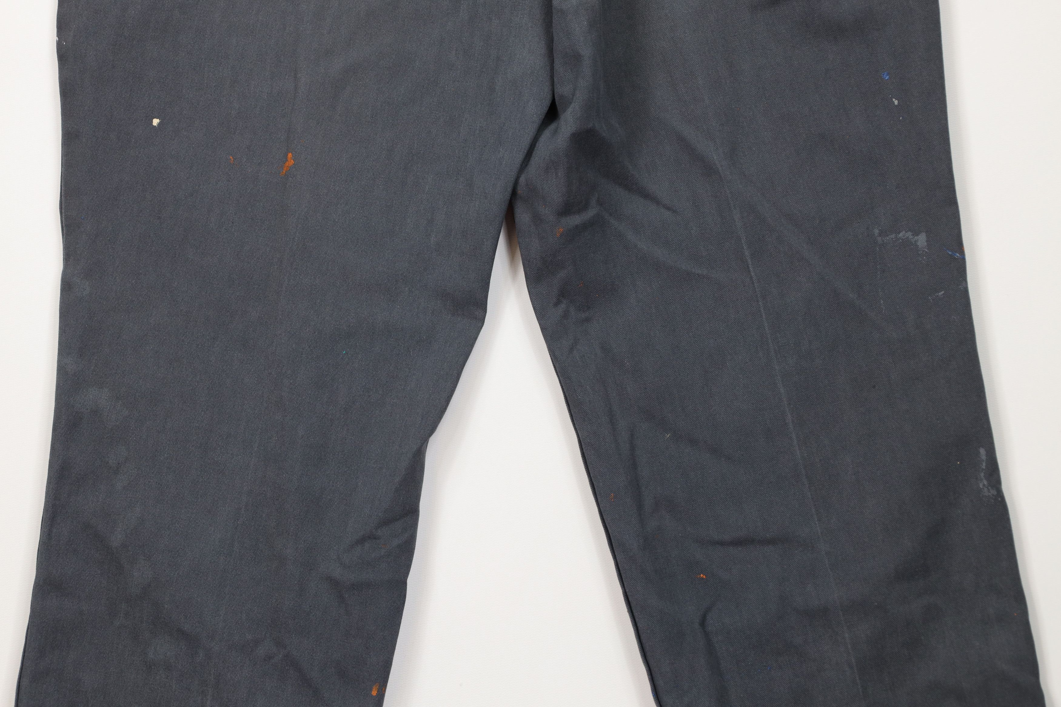 Vintage Vintage 90s Streetwear Workwear Mechanic Chino Pants Gray Size US 32 / EU 48 - 13 Thumbnail