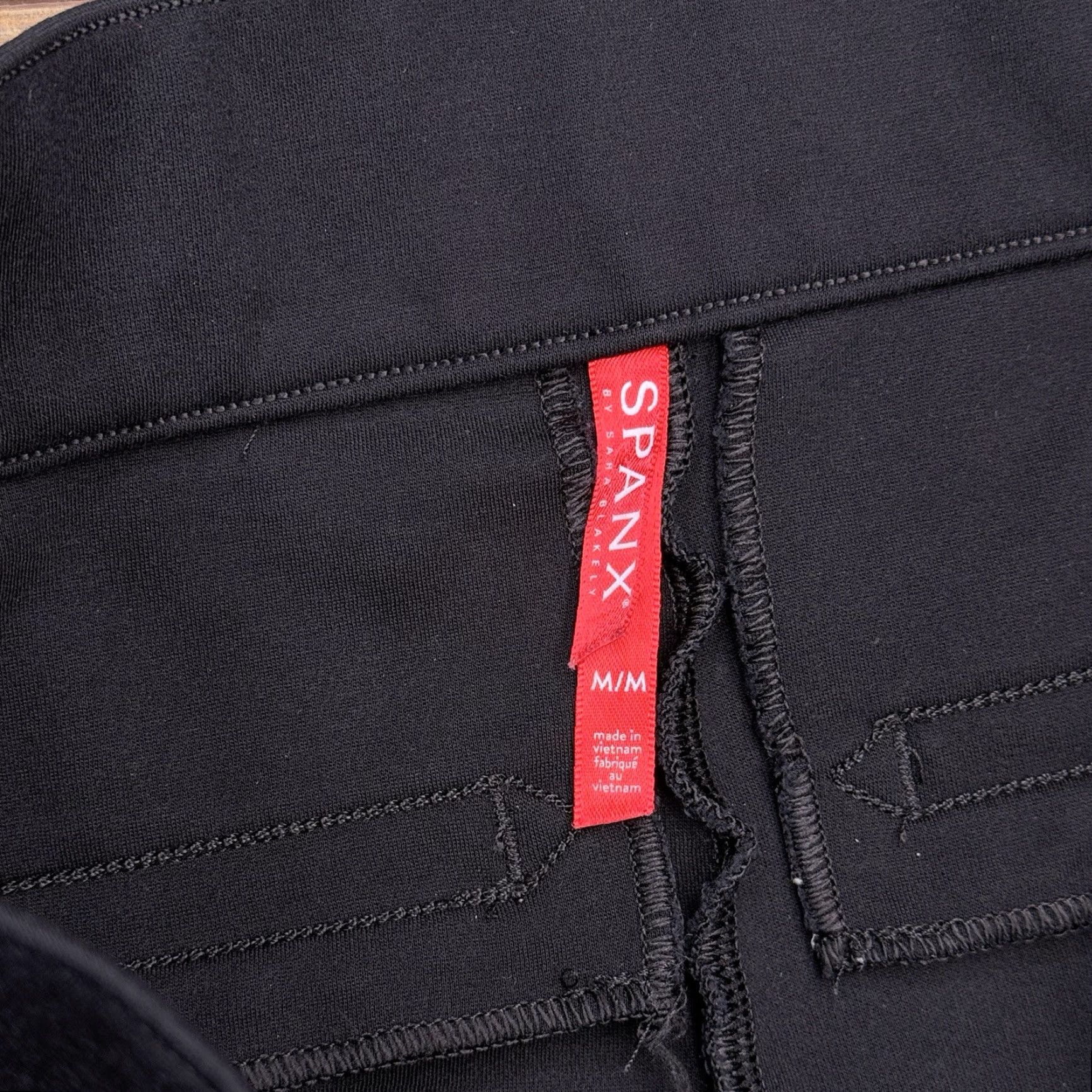 Spanx SPANX The Perfect Pant Ankle Medium Back Seam Skinny Ponte 20251R Black Women Pants Slim Inseam 24 in Size 32" / US 10 / IT 46 - 4 Thumbnail