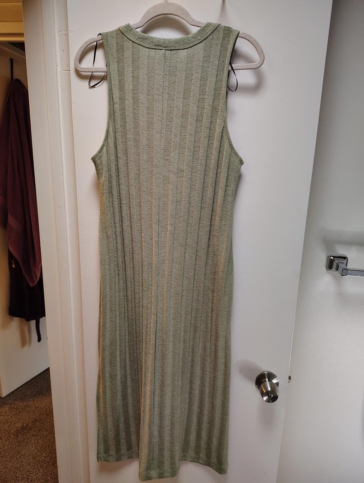 H&M H&M Sleeveless Maxi Dress - Light mint Green Striped Size M Size M / US 6-8 / IT 42-44 - 2 Thumbnail