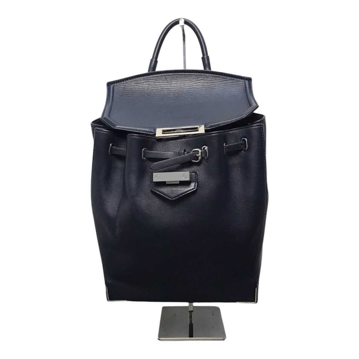 Alexander Wang Alexander wang Dark Blue Leather Bagpack Size ONE SIZE - 5 Thumbnail