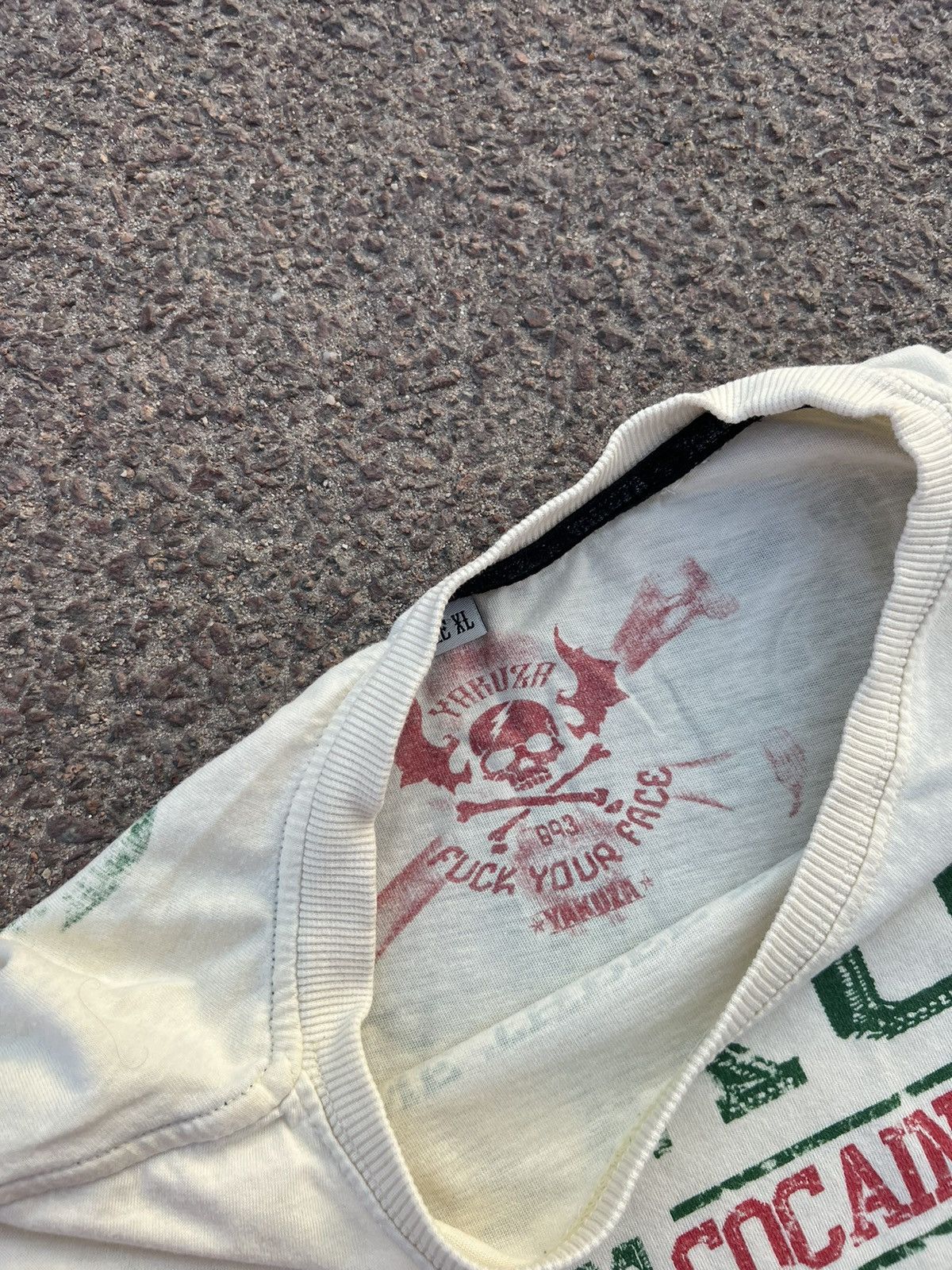 Japanese Brand Y2K Yakuza Adult Cocaine alcohol sex rock n roll Tour tee Size US L / EU 52-54 / 3 - 6 Thumbnail
