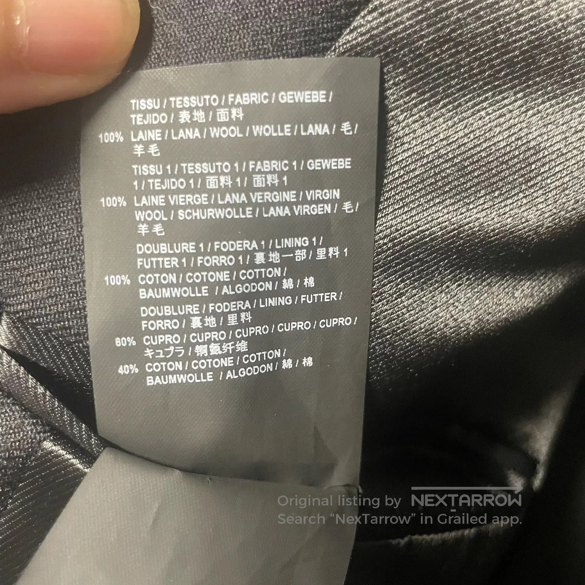 Saint Laurent Paris Saint Laurent Black Wool Coat. Size US M / EU 48-50 / 2 - 3 Thumbnail