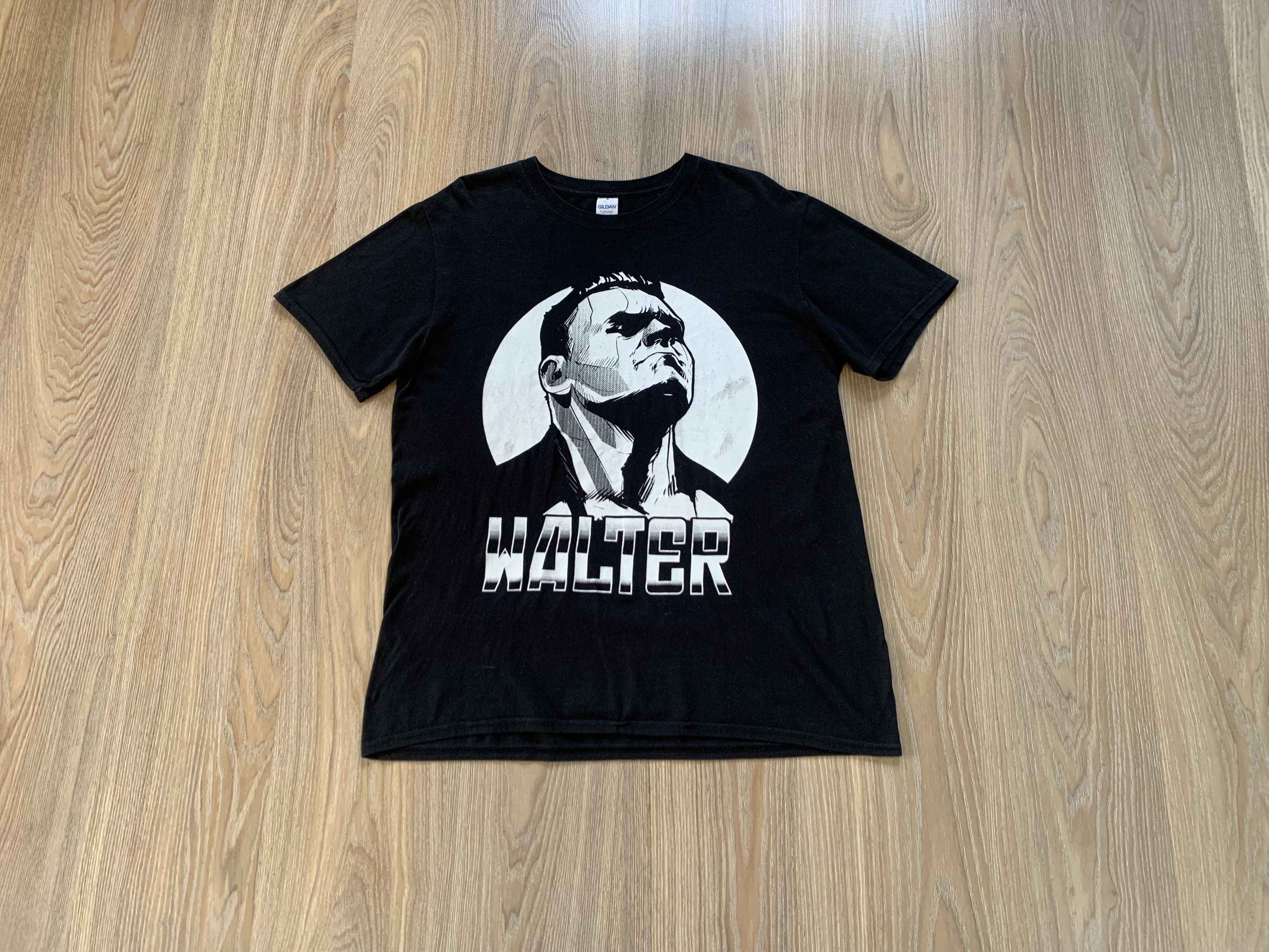 WWE Gildan Rare WWE Walter Hahn Authentic Cotton T-Shirt Size US L / EU 52-54 / 3 - 1 Thumbnail