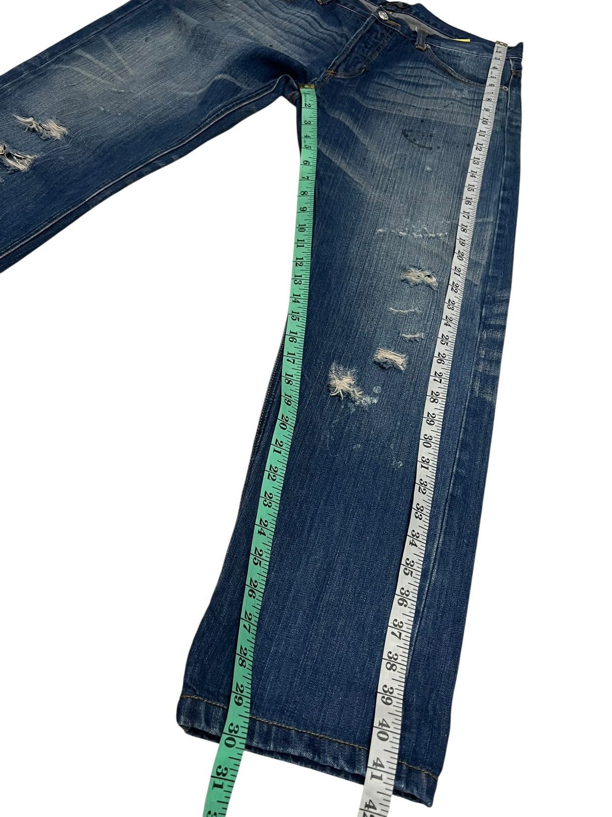 A.P.C. Vintage A.P.C Clawmark Selvedge Distressed Denim Jean Size US 34 / EU 50 - 22 Thumbnail