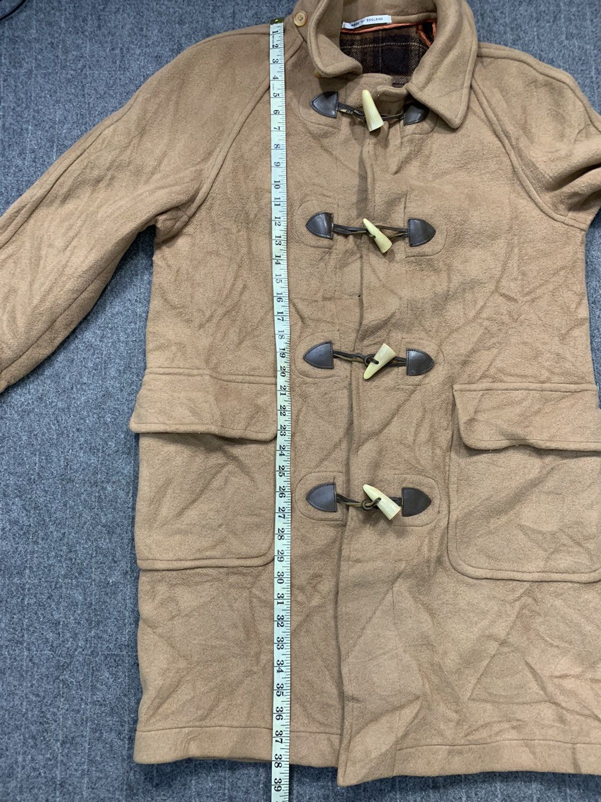 Original Montgomery 90s Montgomery By Tibbet Duffel Jacket Coat Checked Inner Size US S / EU 44-46 / 1 - 12 Thumbnail