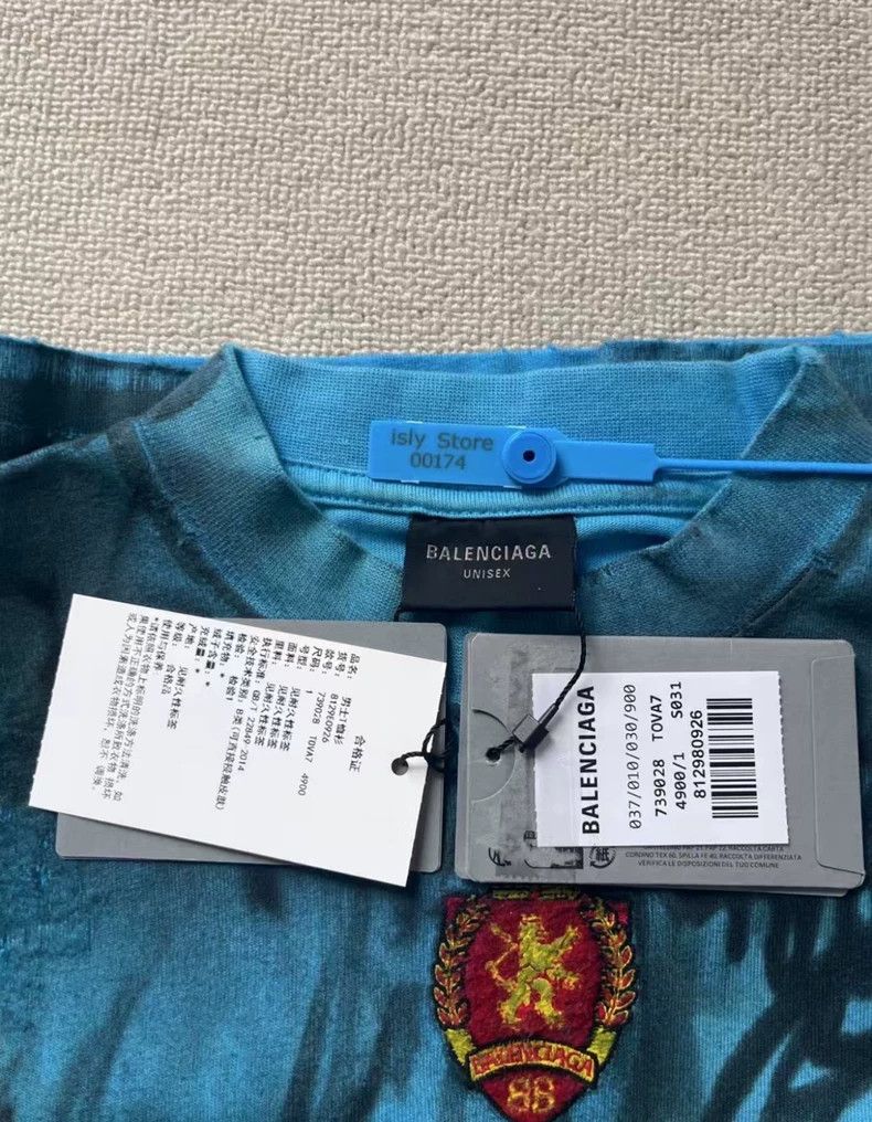 Balenciaga Balenciaga Letter Print Crewneck Short Sleeve T-Shirt + Lo Size US S / EU 44-46 / 1 - 4 Thumbnail