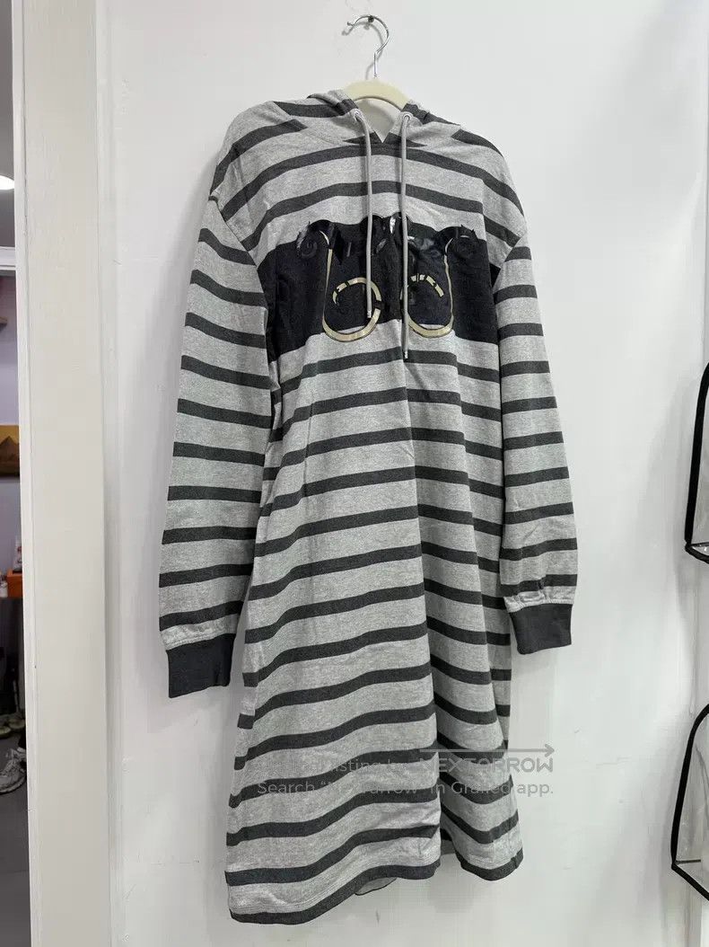 Hermes Hermes Striped Hooded Dress Size XXS / US 00 / IT 34 - 1 Thumbnail