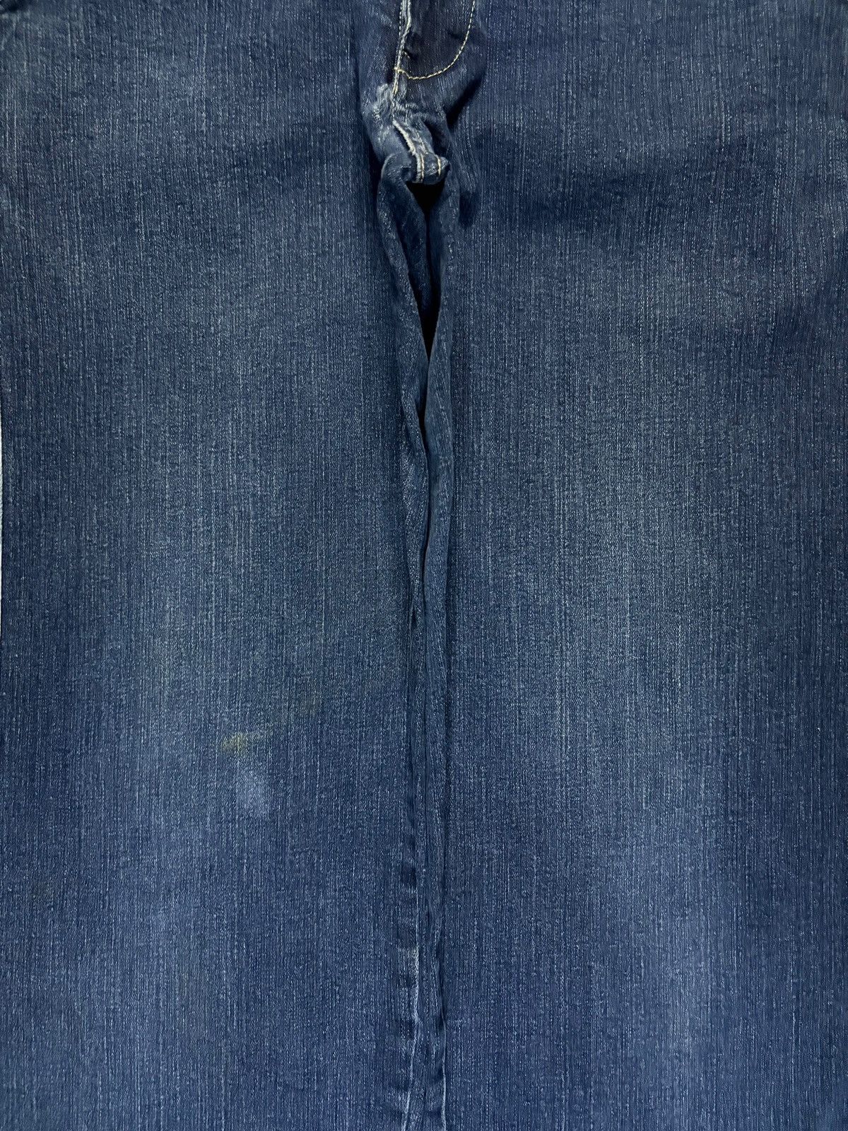 Japanese Brand Vintage Japanese Brand Blue Wash Embroidered Loose Jeans Size US 35 - 5 Thumbnail