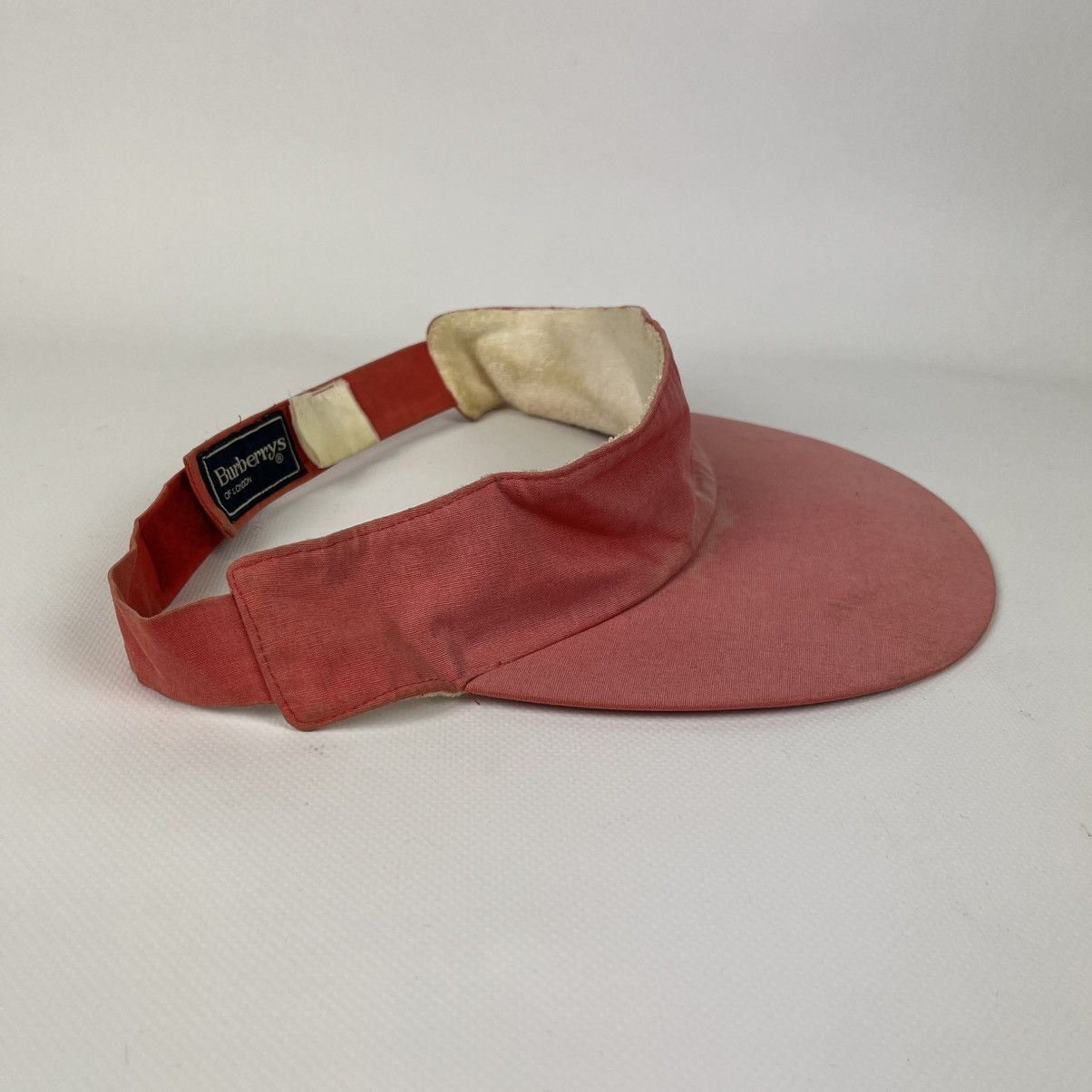 Burberry Vintage Burberrys of England Burberry Golf Visor Cap Red Top Size ONE SIZE - 3 Thumbnail