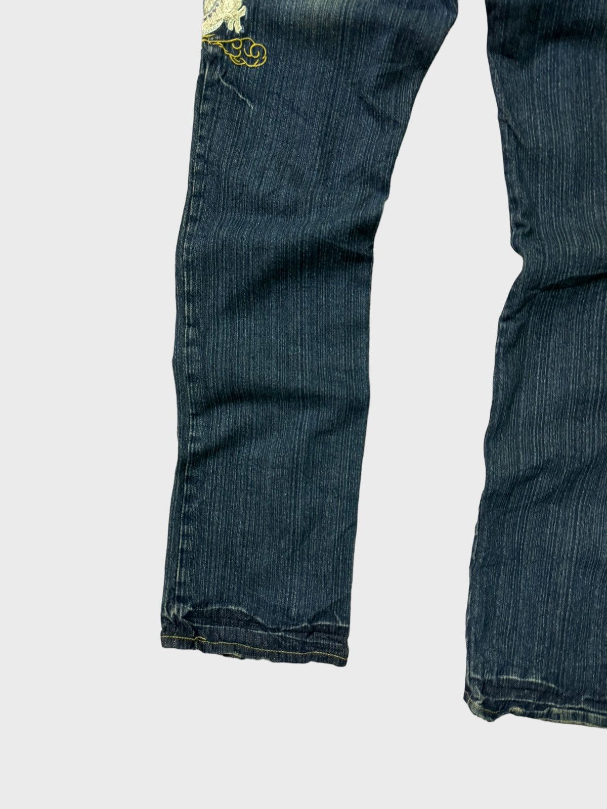 Vintage VINTAGE JAPANESE TRADITION SOLBERRY DRAGON EMBROIDERED DENIM Size US 30 / EU 46 - 13 Thumbnail