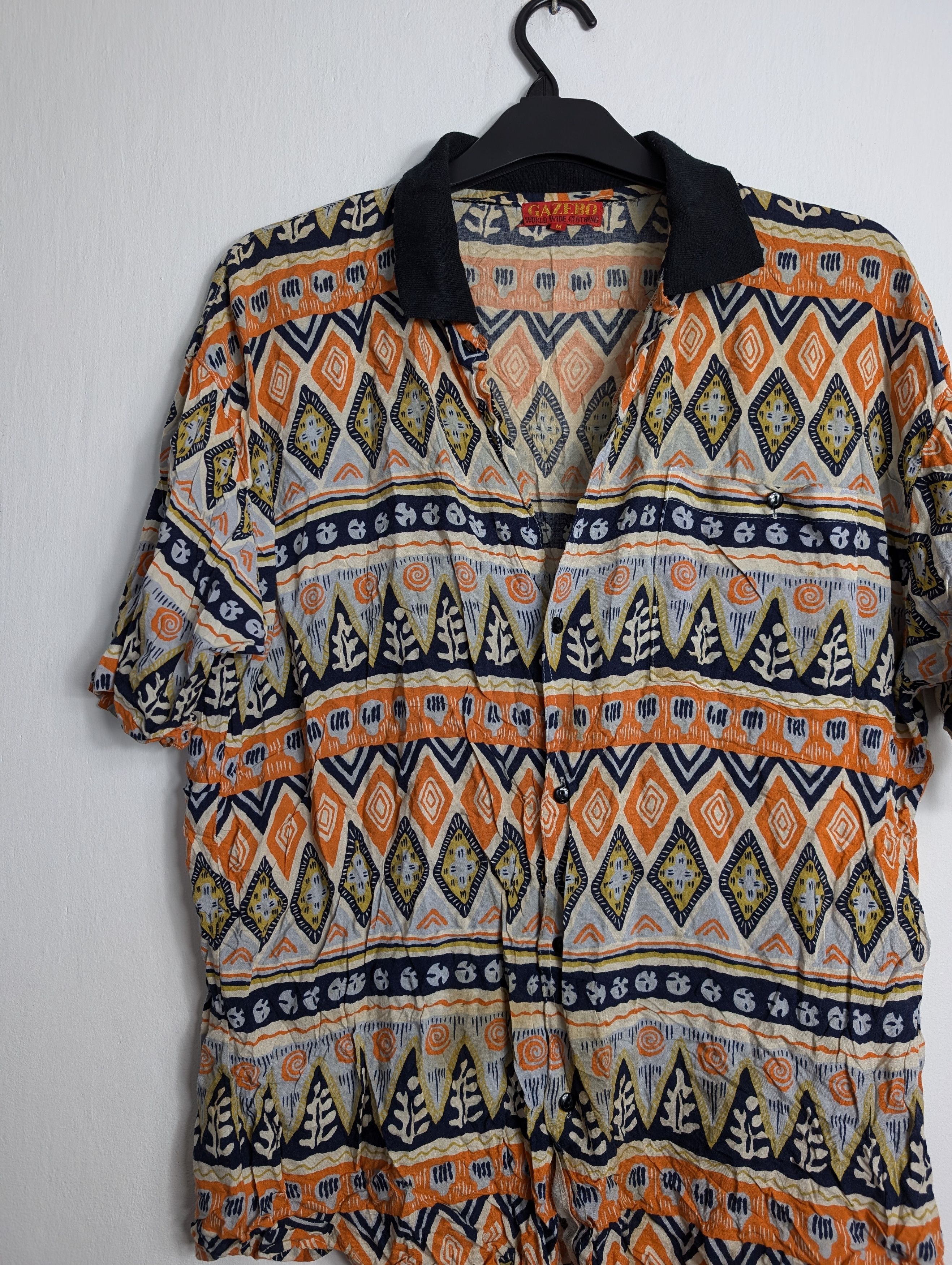 Other Vintage Y2K Hawaiian Shirt - Summer Floral Palm Tree Print Size US M / EU 48-50 / 2 - 2 Thumbnail