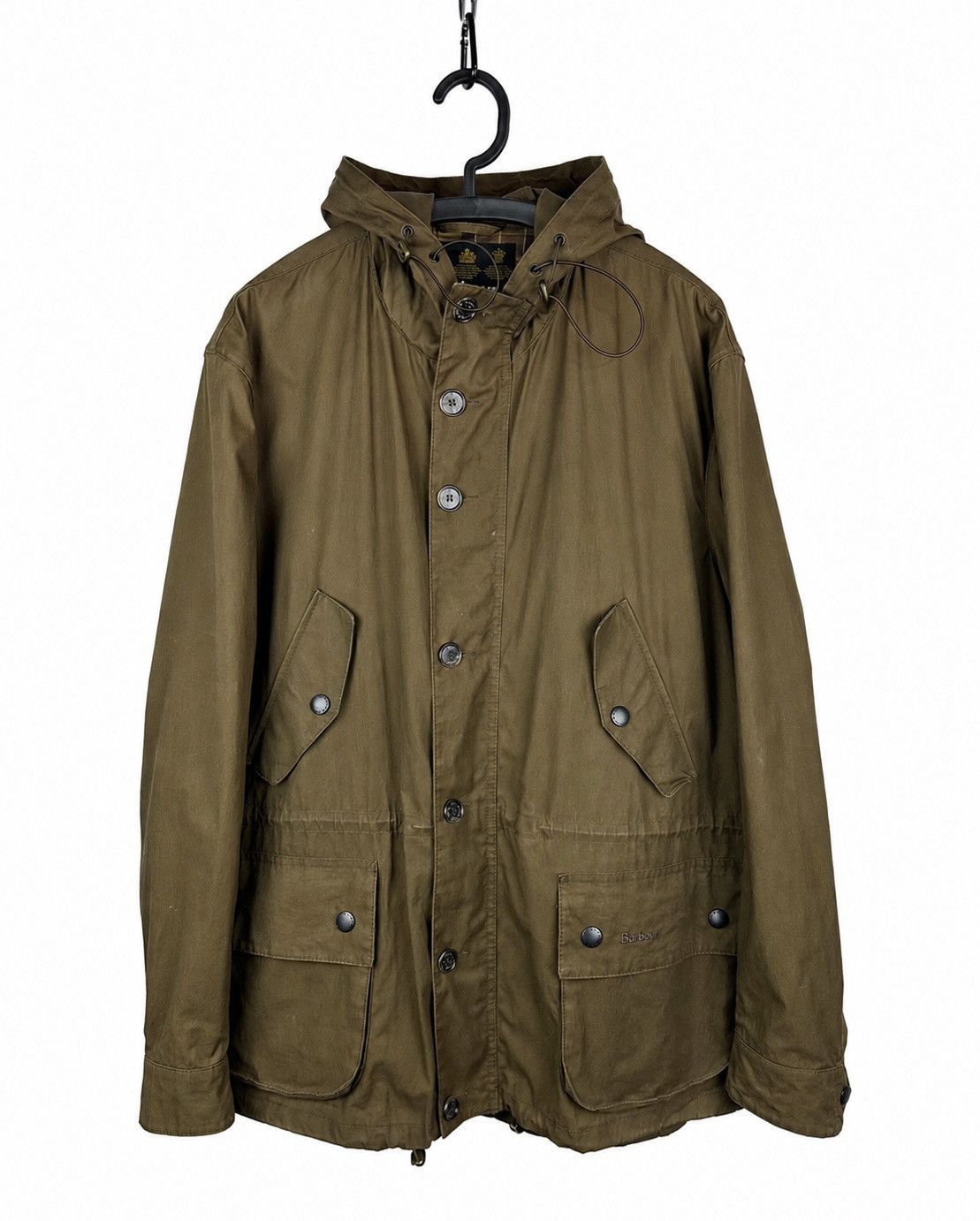 Barbour Barbour Dickens Hooded Jacket Size XXL Mens Field Coat Size US XXL / EU 58 / 5 - 1 Thumbnail
