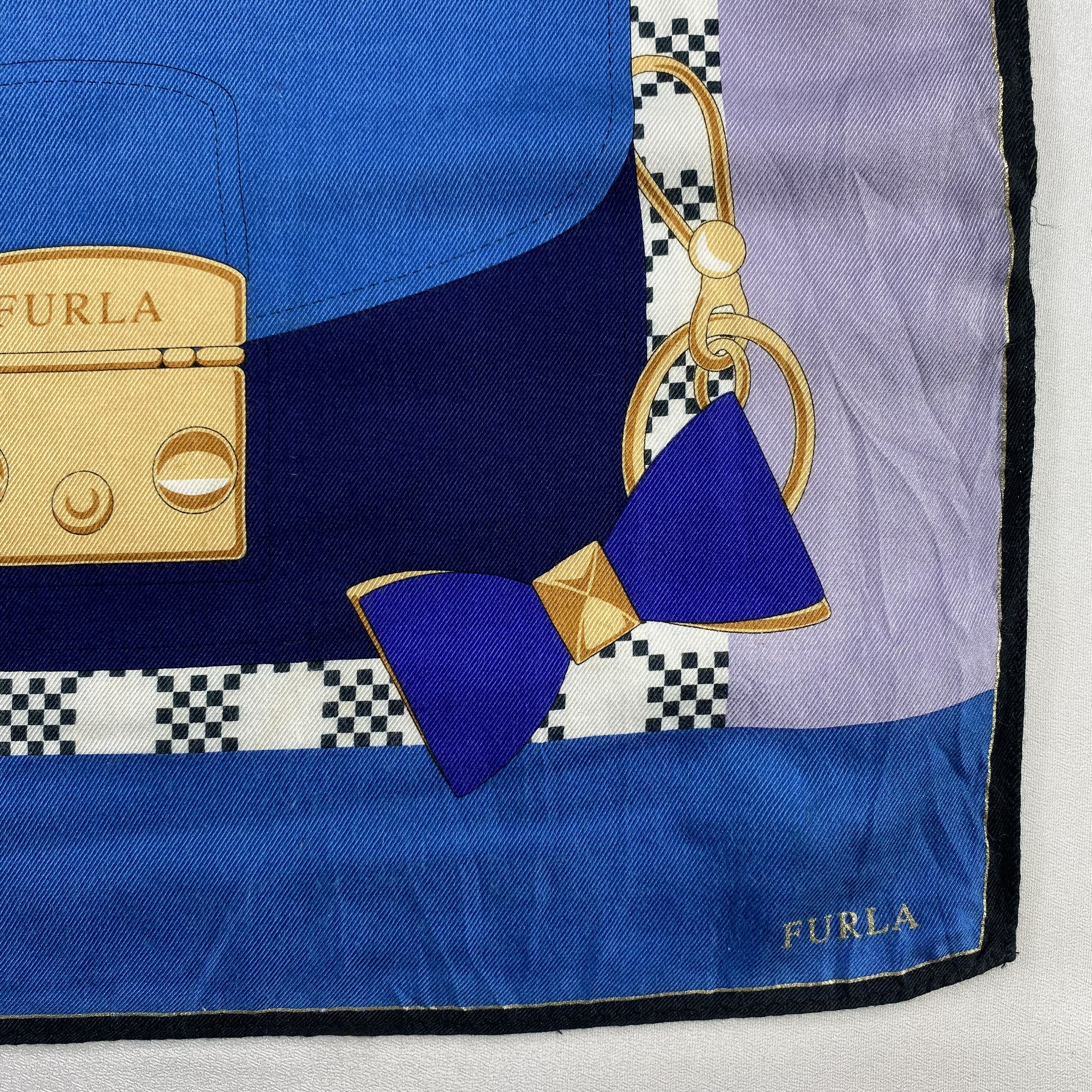 Furla × Vintage Furla Bandana/ Handkerchief / Neckerchief-P1515 Size ONE SIZE - 3 Thumbnail