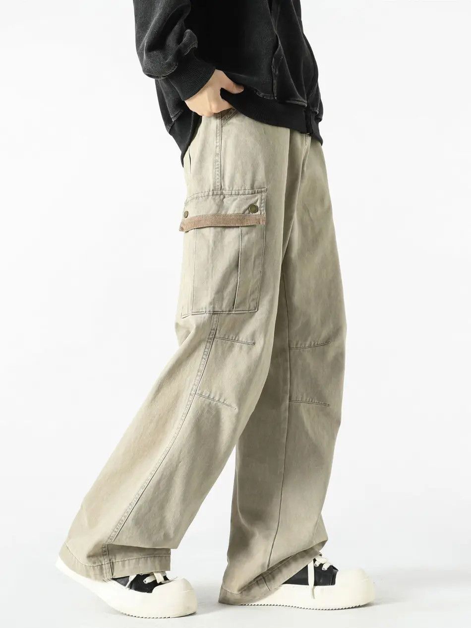 Japanese Brand × Jean Retro loose wide leg pocket jeans Size US 32 / EU 48 - 4 Thumbnail