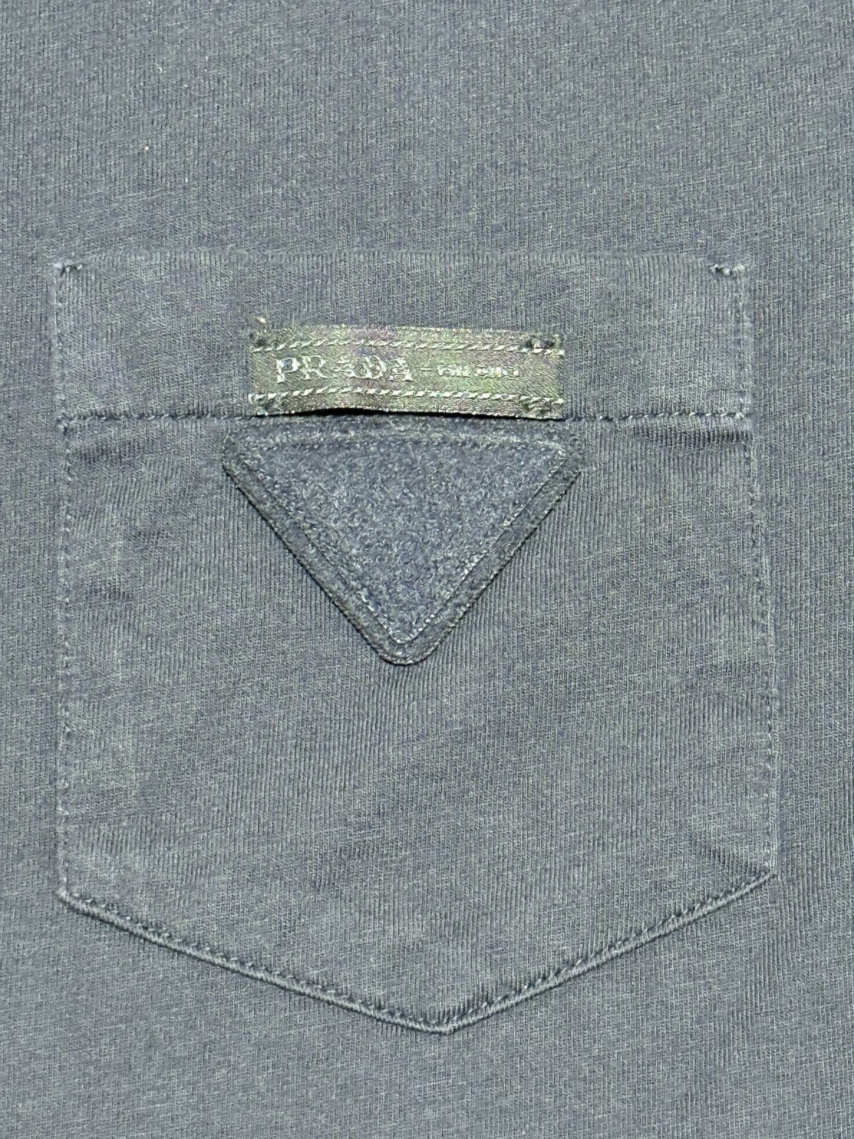 Prada Prada Triangle Logo Pocket Tee Size US L / EU 52-54 / 3 - 2 Thumbnail