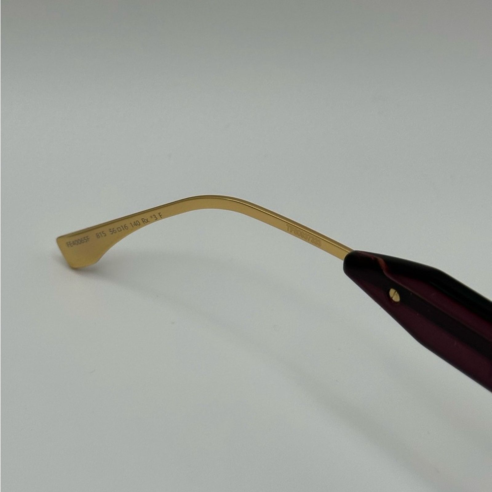 Fendi FENDI Sunglasses FE40065F 5681S Transparent Burgundy Women Size ONE SIZE - 8 Thumbnail