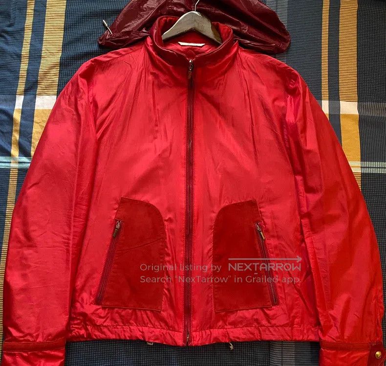 Brioni Brioni Red waterproof silk jacket Size US M / EU 48-50 / 2 - 1 Thumbnail