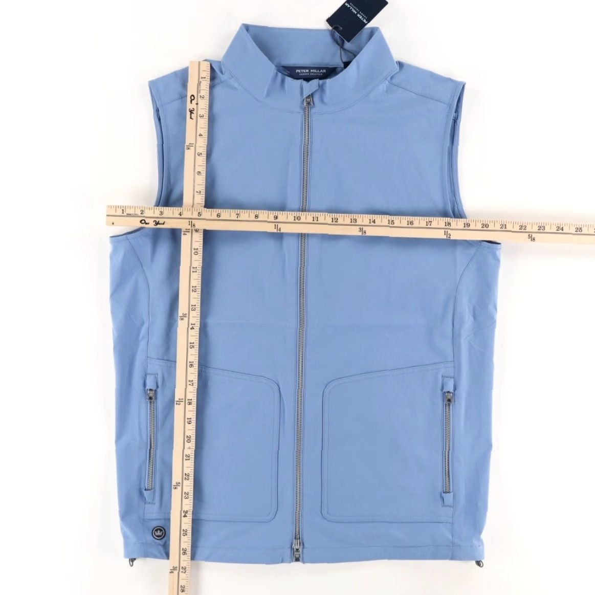 Peter Millar Peter Millar Contour Performance Vest Jacket Blue Men's M Shirt Size US M / EU 48-50 / 2 - 3 Thumbnail