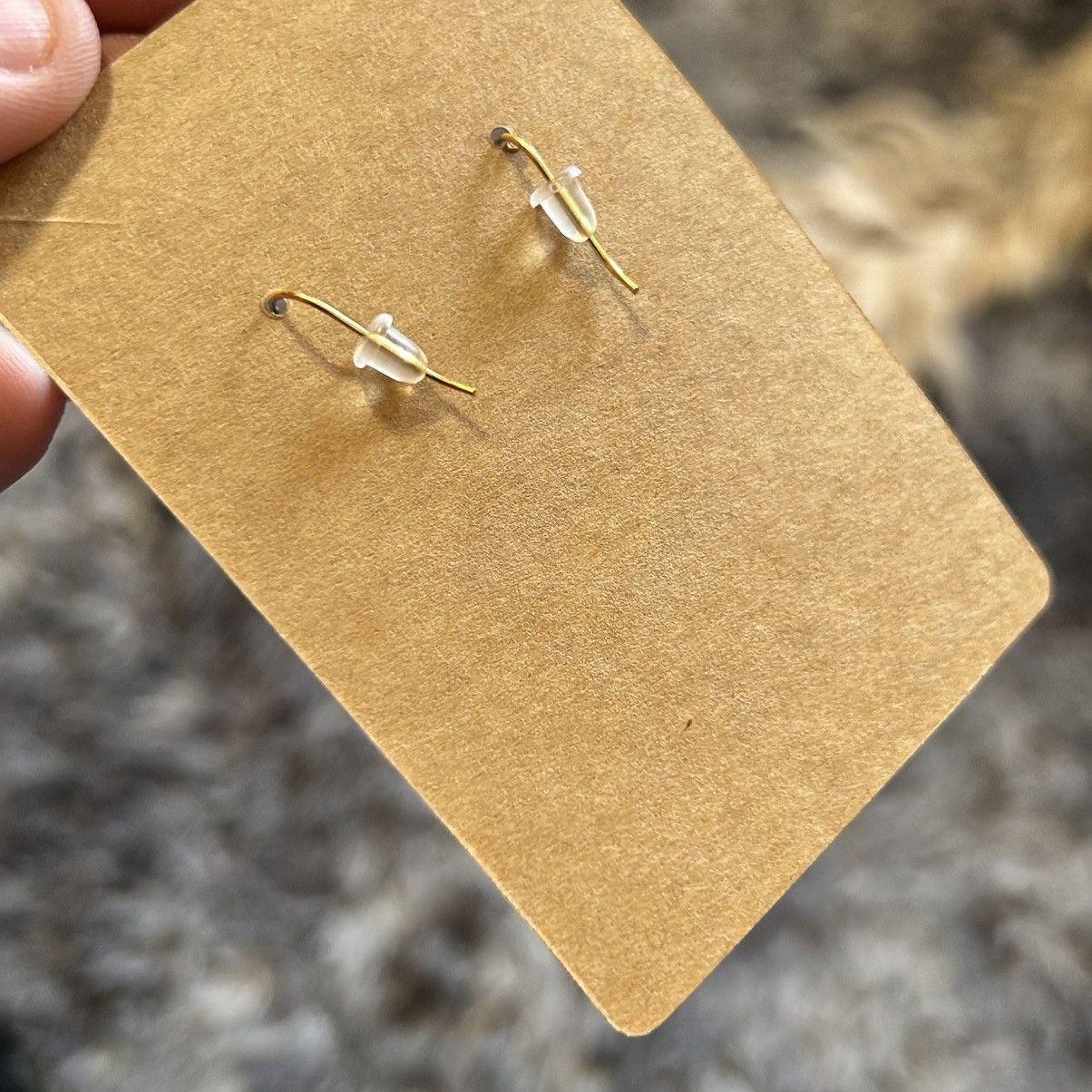 Handmade Handcrafted elegant matte vintage bead earrings Size ONE SIZE - 3 Thumbnail